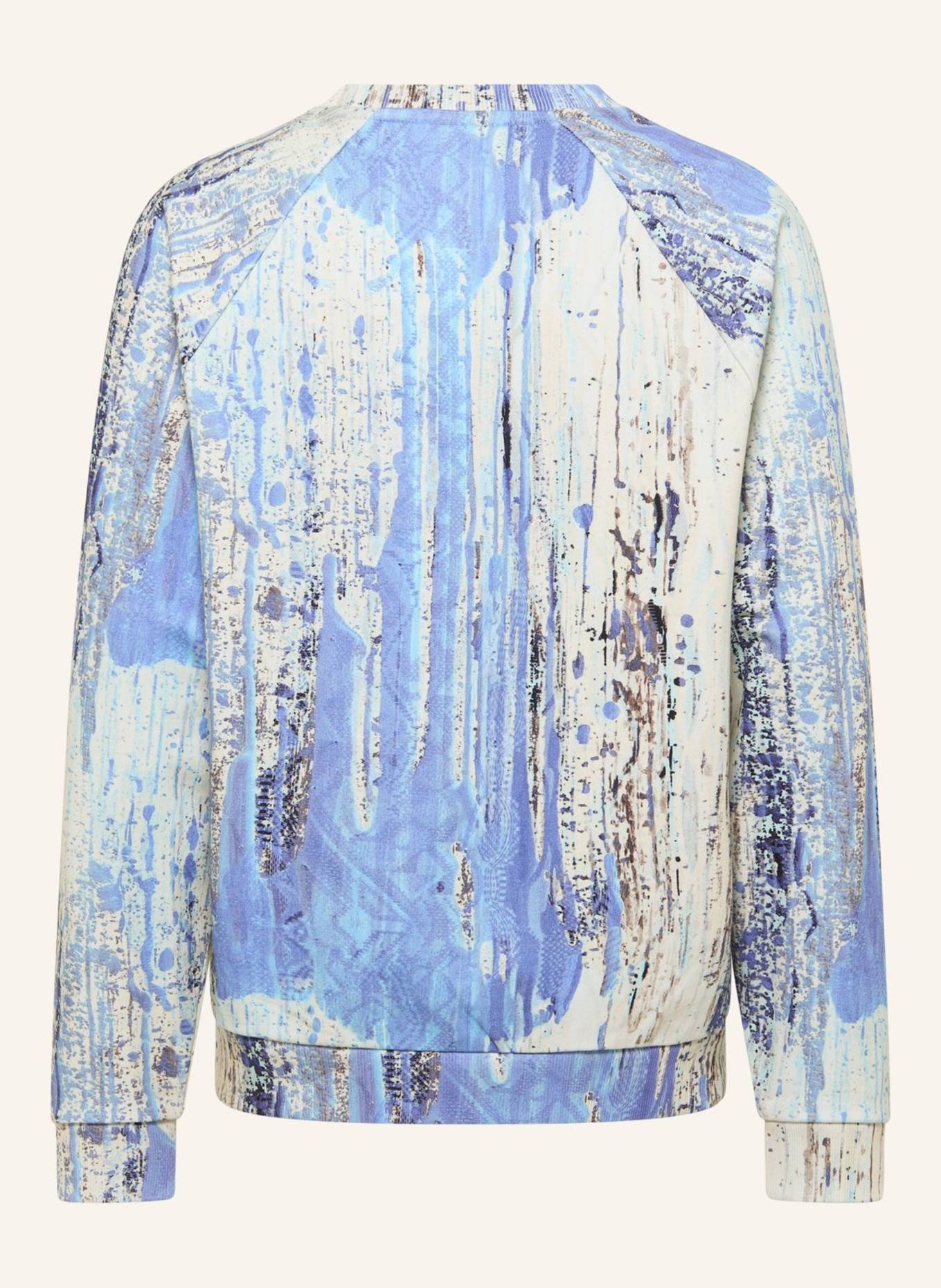 CARLO COLUCCI Sweatshirt - AI DRIP KNIT FAUSTER: WEISS