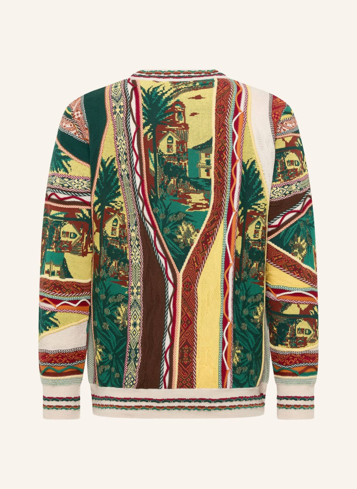 CARLO COLUCCI Strickpullover - Carlo´s Cuba Libre FAZZIOLI: BLAU/ GRÜN/ ROT/ GELB