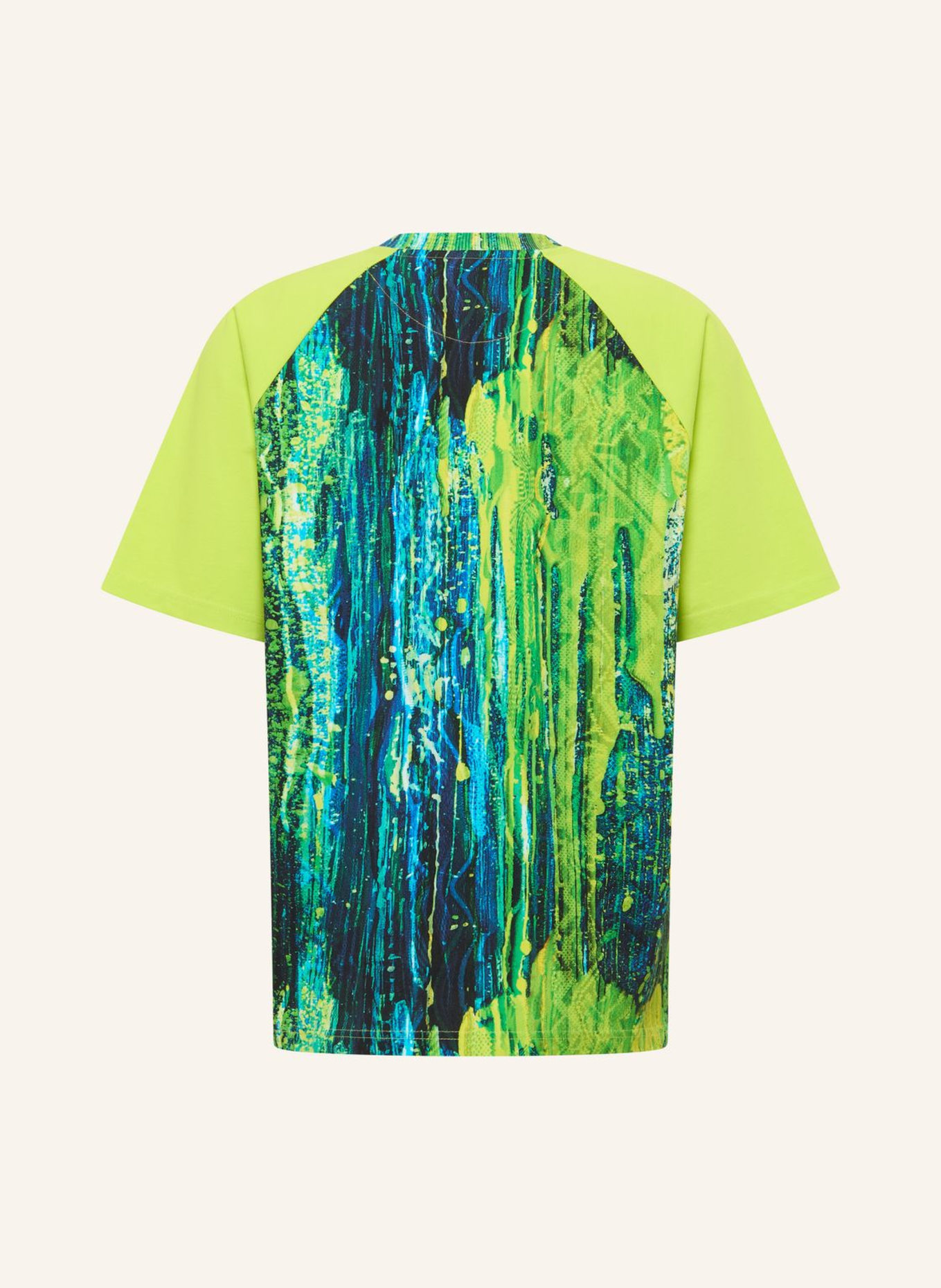 CARLO COLUCCI T-Shirt - AI DRIP KNIT FANTINI: DUNKELBLAU/ GRAU