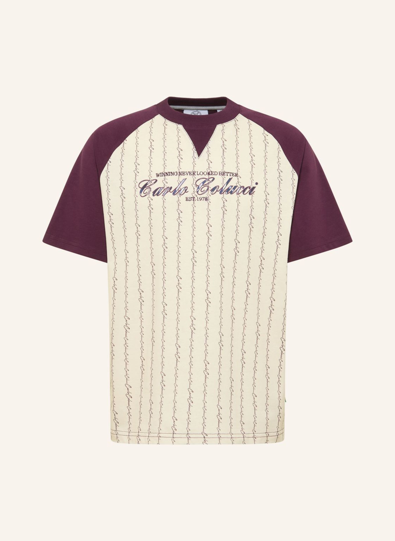 CARLO COLUCCI T-Shirt - MATCH POINT FARA: BEIGE