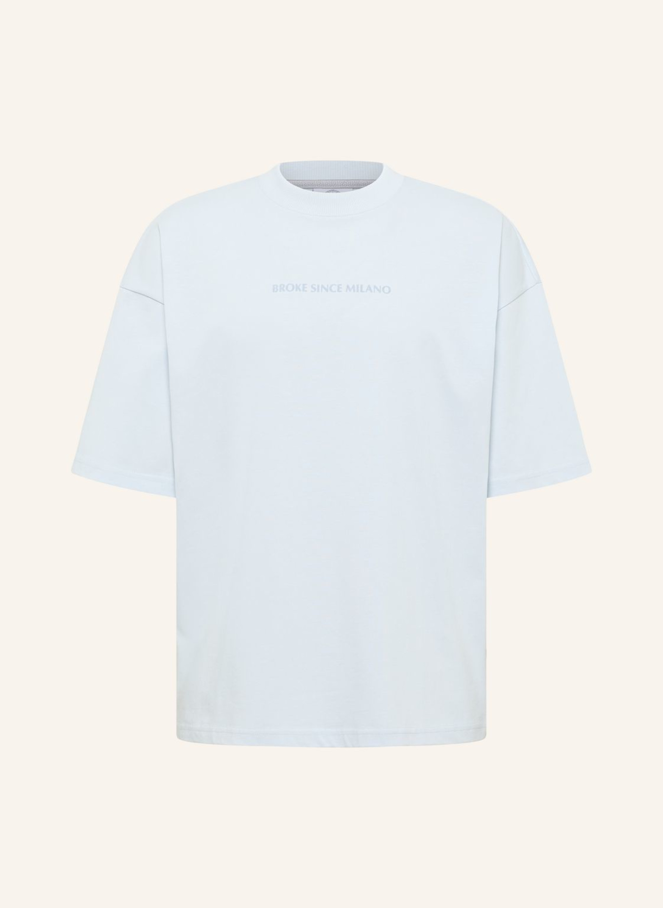 CARLO COLUCCI T-Shirt - CLEAN CAPSULE FARRIS: HELLBLAU
