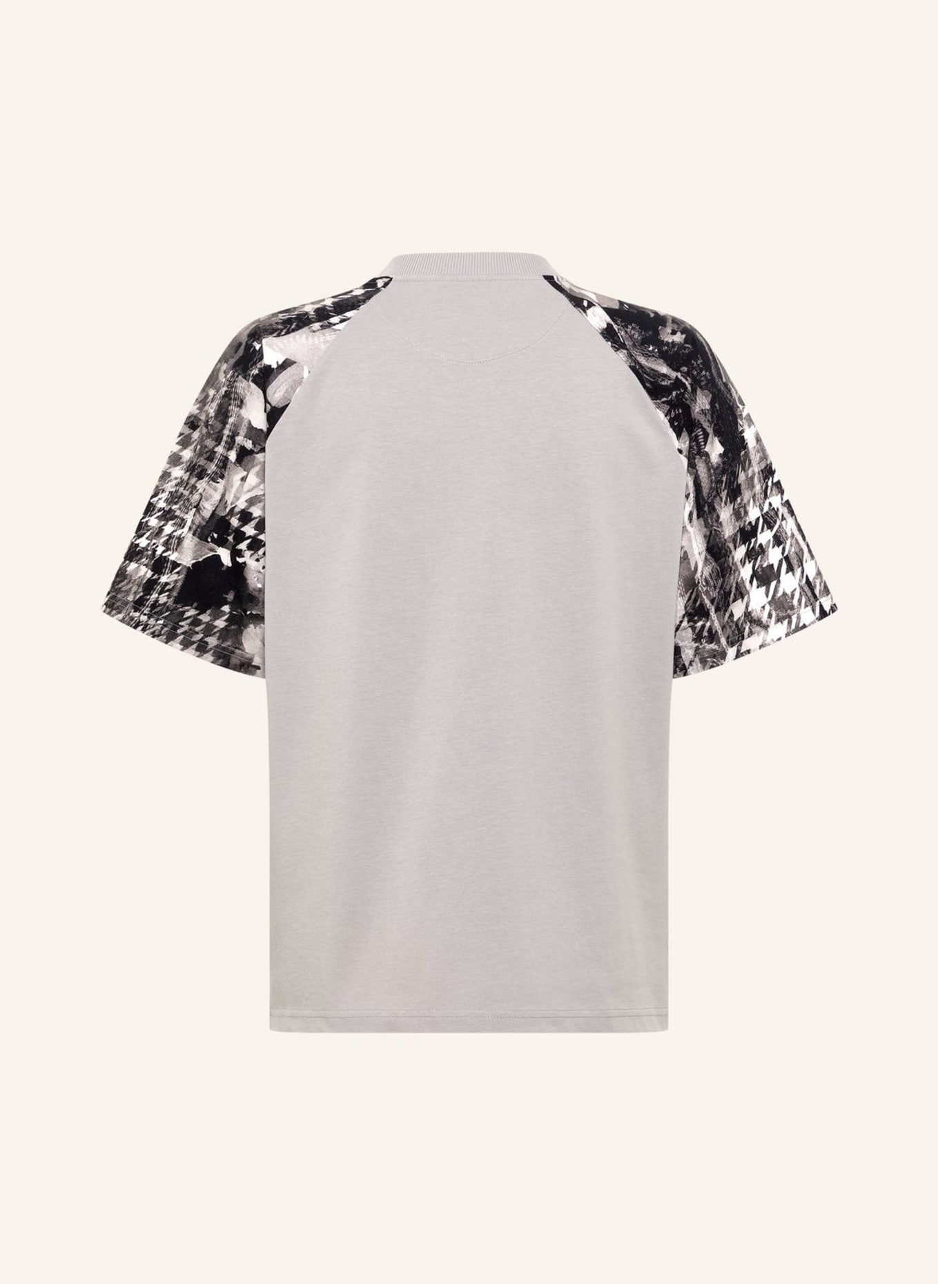CARLO COLUCCI T-Shirt - The Knit Legend FELICETTI: SCHWARZ/ GRAU