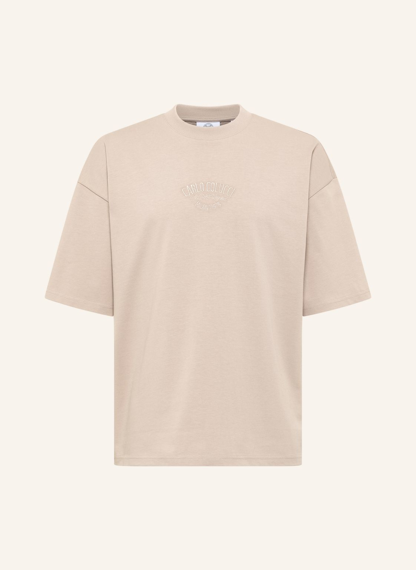 CARLO COLUCCI T-Shirt - The Knit Legend FELICI: BEIGE