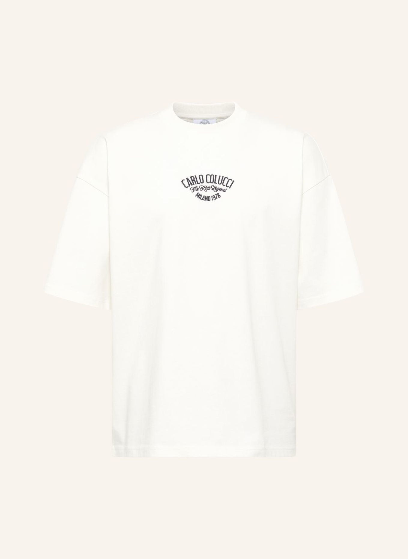CARLO COLUCCI T-Shirt - The Knit Legend FELICI: WEISS