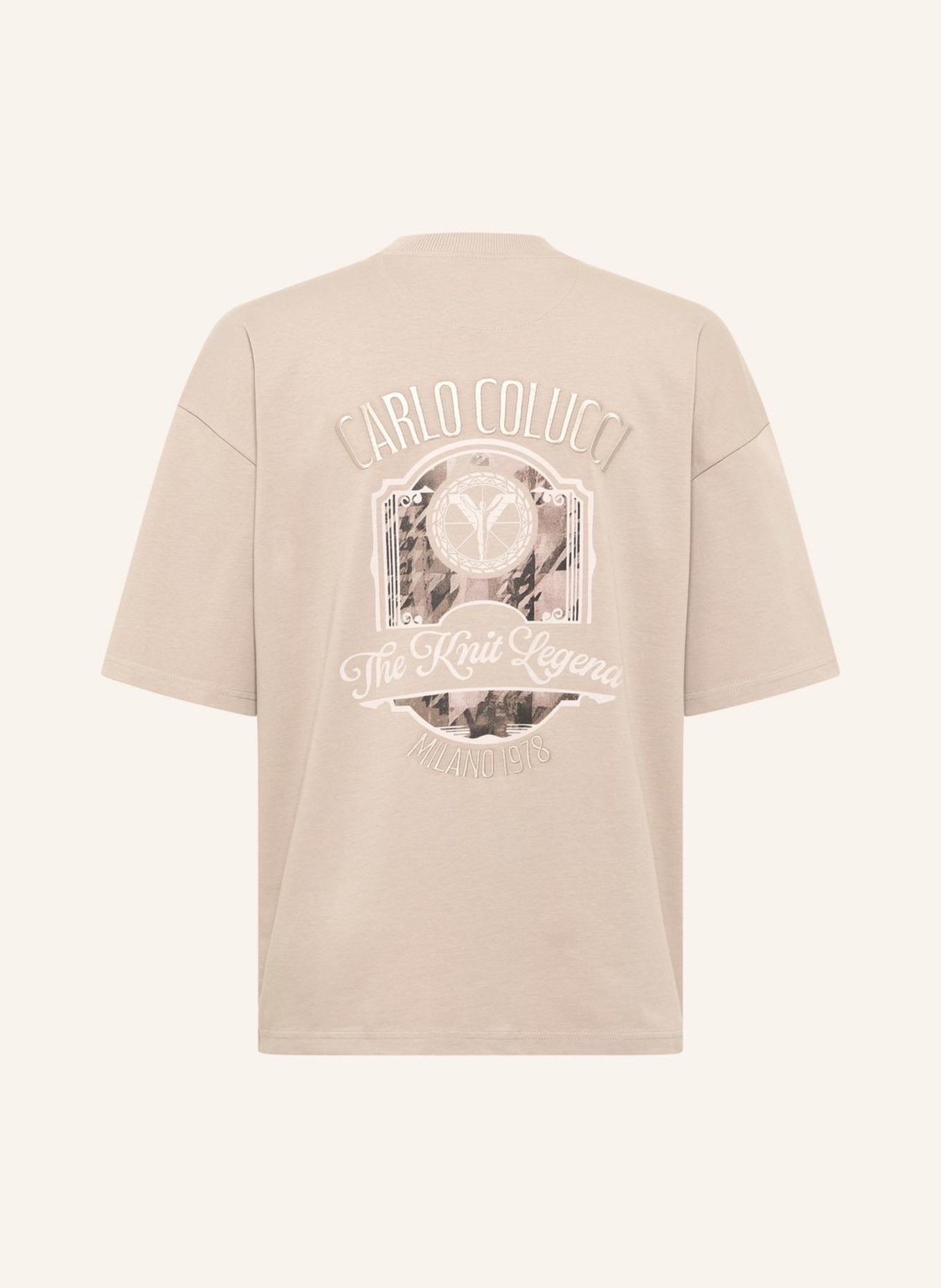 CARLO COLUCCI T-Shirt - The Knit Legend FELICI: BEIGE