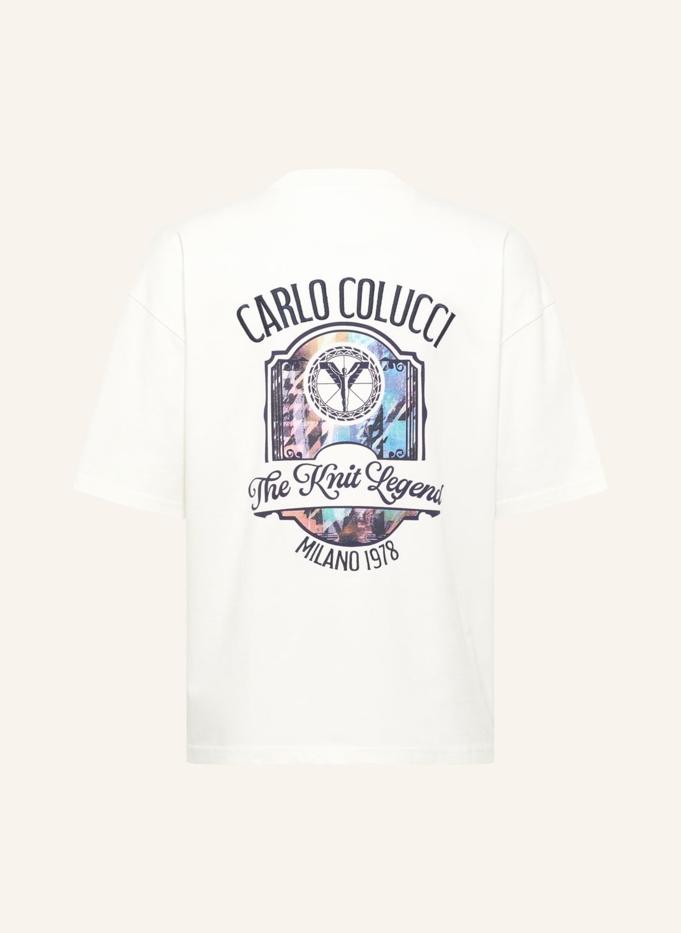 CARLO COLUCCI T-Shirt - The Knit Legend FELICI: WEISS