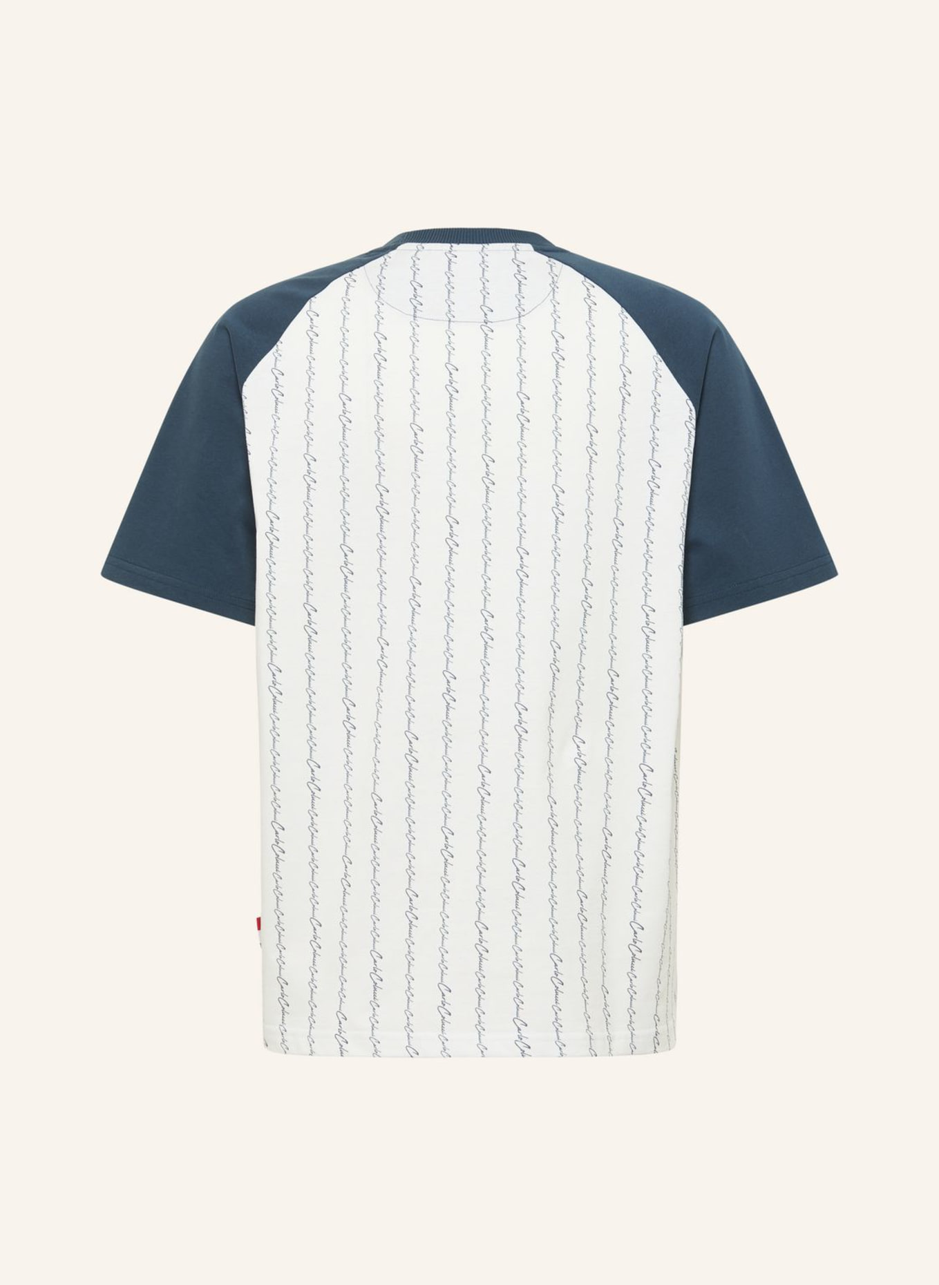CARLO COLUCCI T-Shirt - MATCH POINT FARA: BLAU