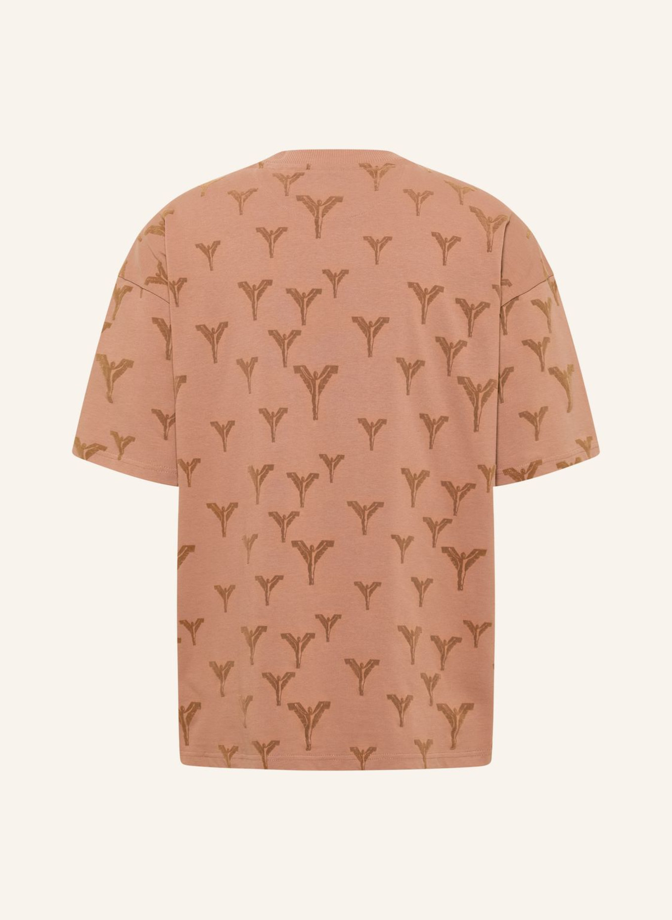 CARLO COLUCCI Logo T-Shirt - CLEAN CAPSULE FASAN: BRAUN