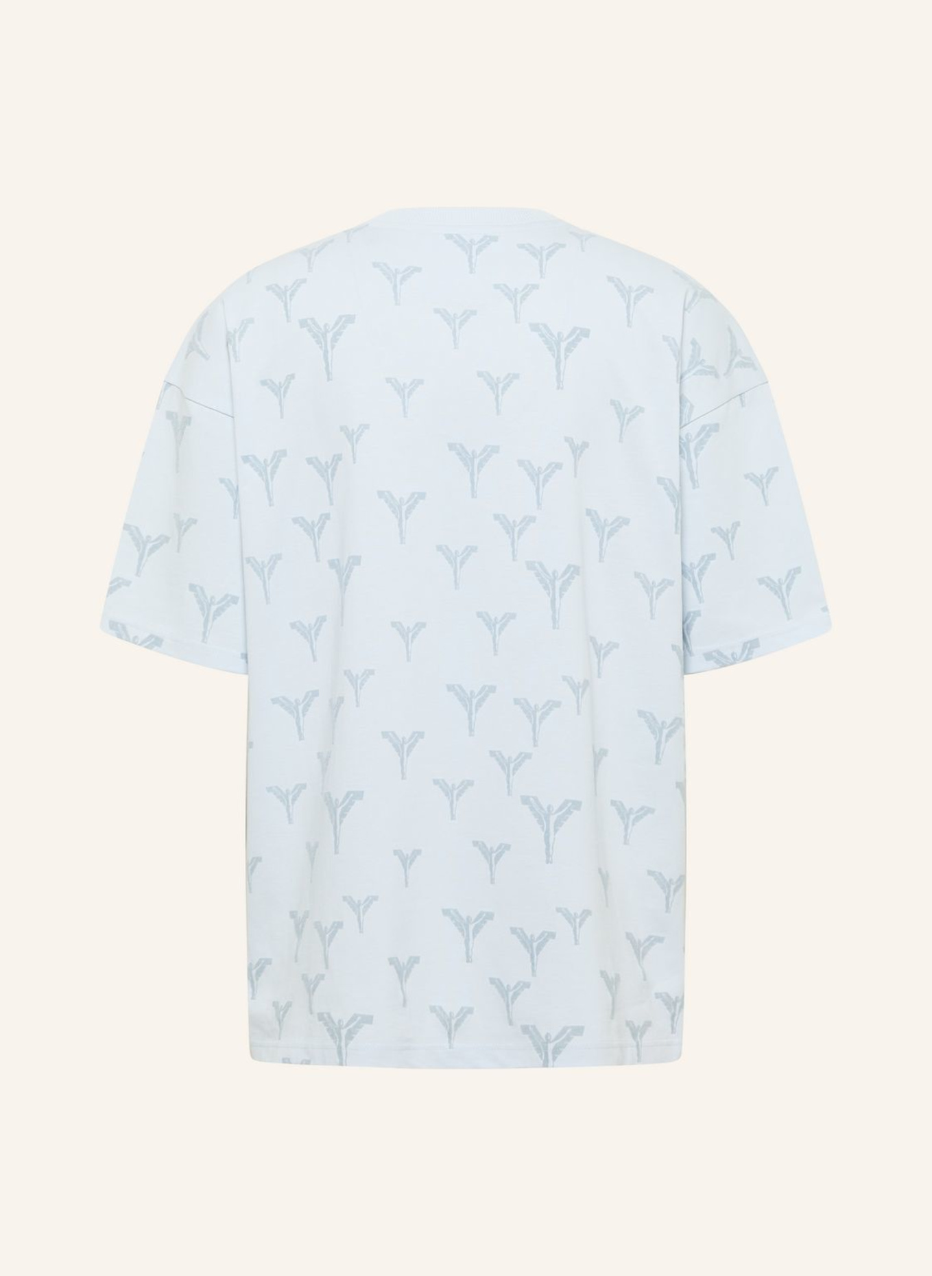 CARLO COLUCCI Logo T-Shirt - CLEAN CAPSULE FASAN: HELLBLAU