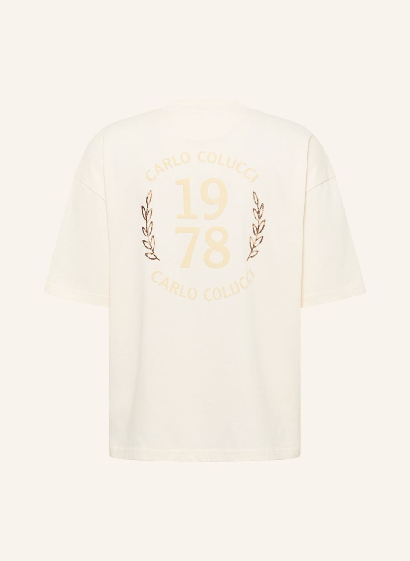 CARLO COLUCCI T-Shirt - CLEAN CAPSULE FARRIS: WEISS
