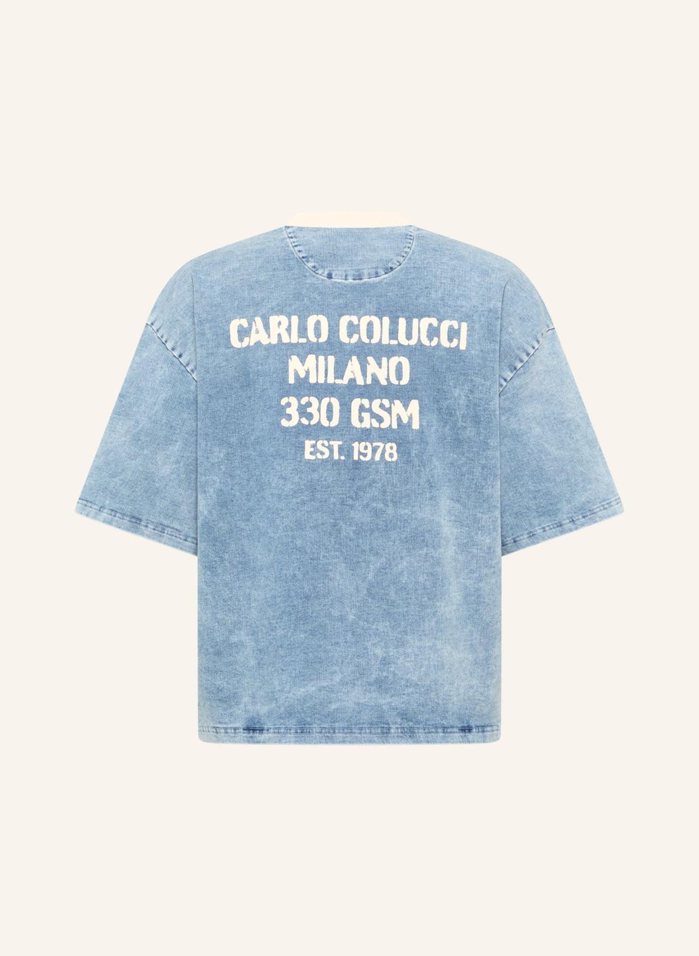 CARLO COLUCCI CARLO COLUCCI T-shirt - Almost Denim FELIS: BLAU