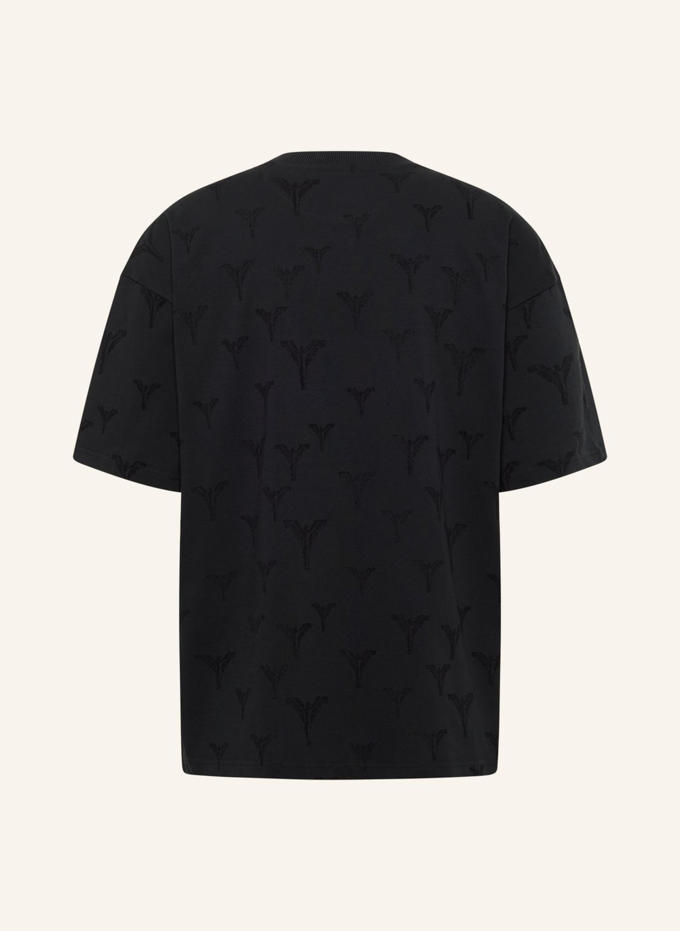 CARLO COLUCCI Logo T-Shirt - CLEAN CAPSULE FASAN: SCHWARZ