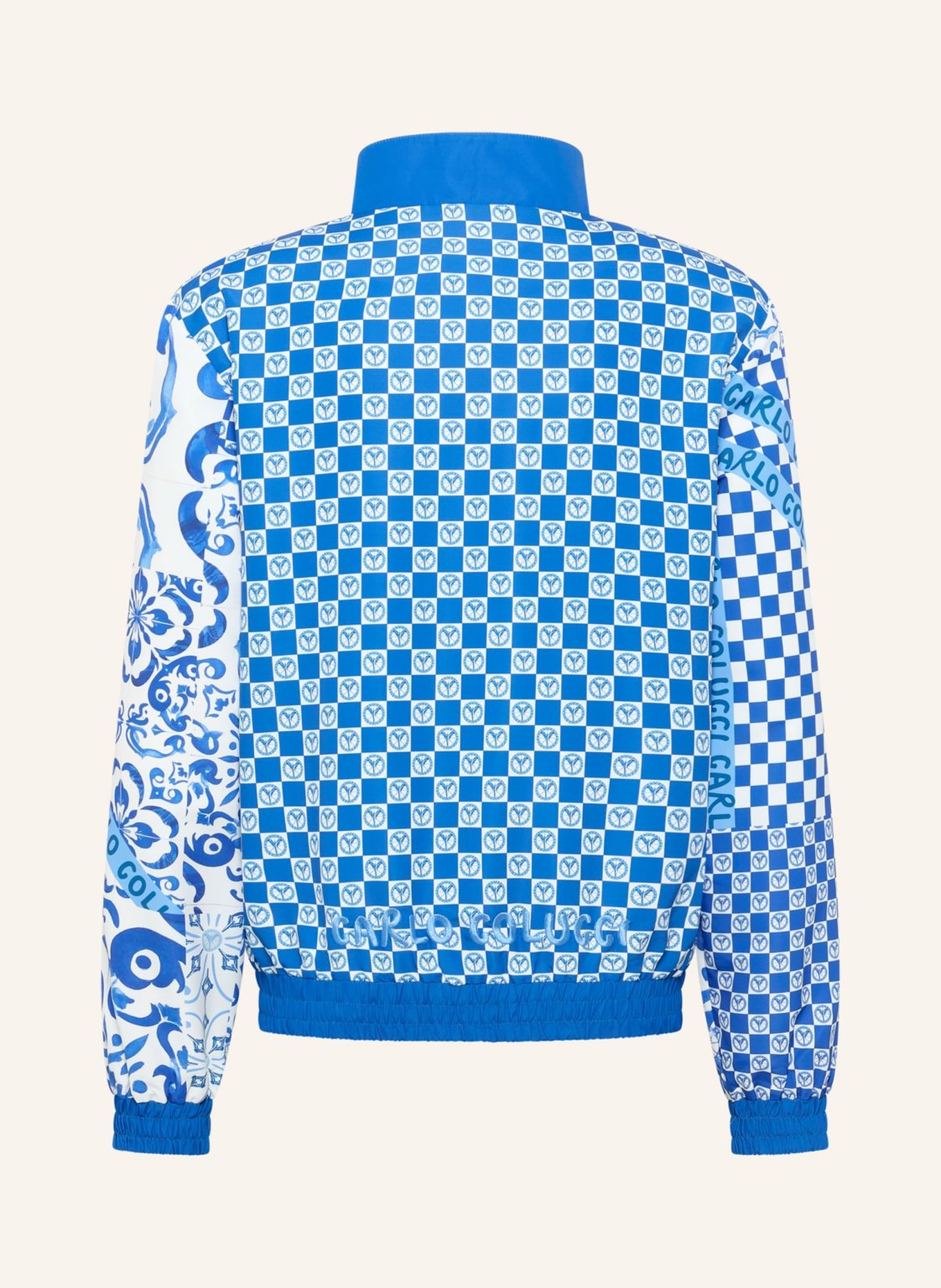 CARLO COLUCCI Tracksuit Jacke - Mosaic Legacy FEDRIZZI: DUNKELBLAU