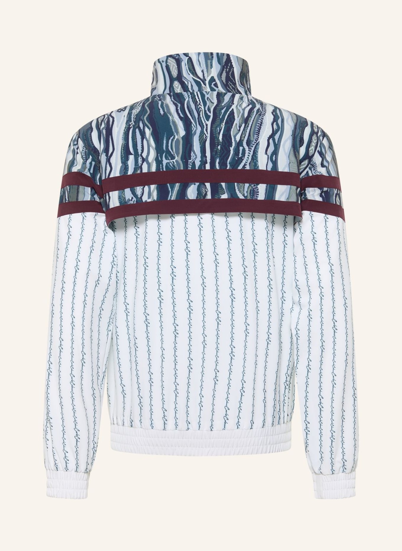 CARLO COLUCCI Tracksuit Jacke - MATCH POINT FAVA: WEISS