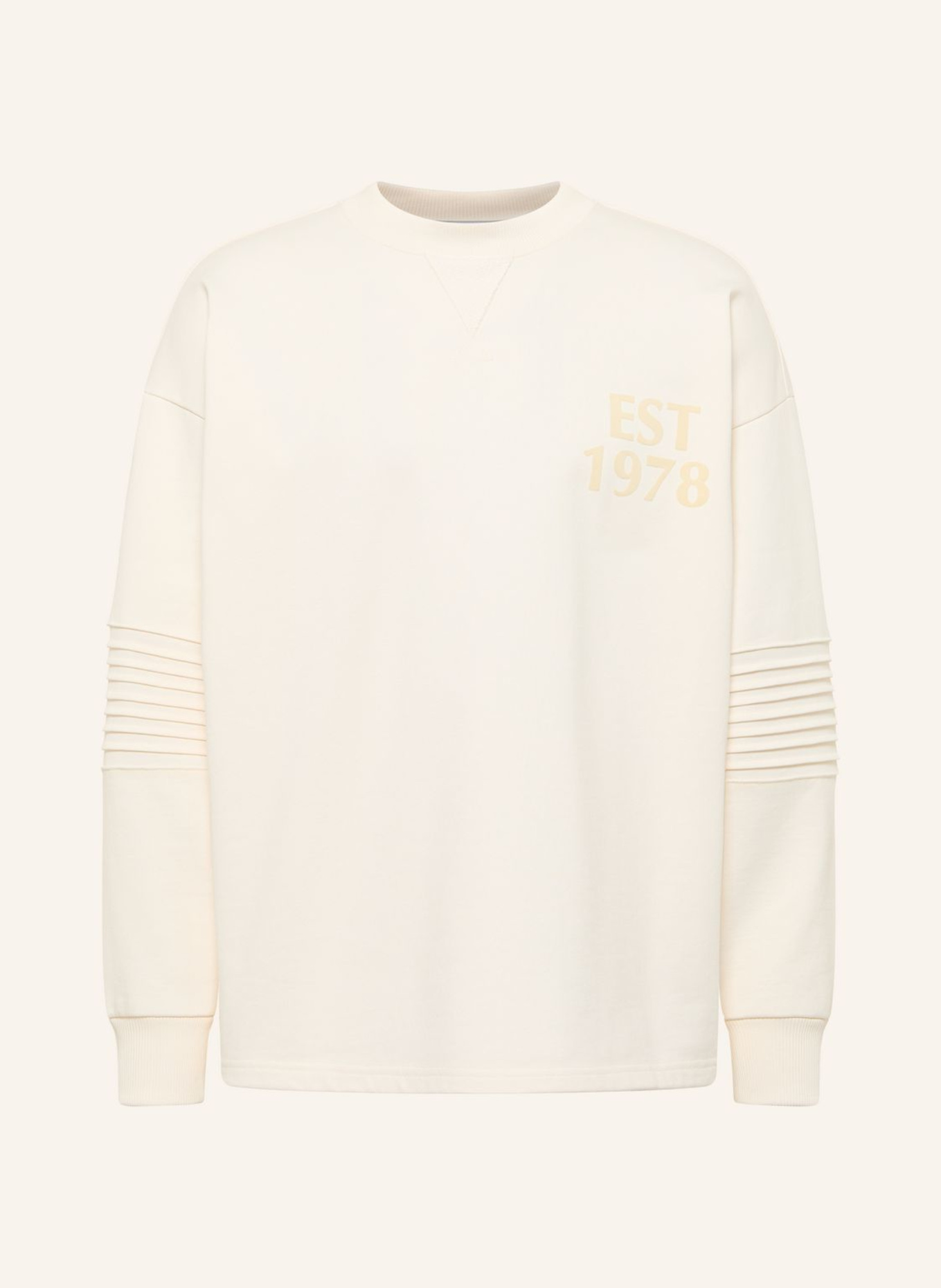 CARLO COLUCCI Sweatshirt - CLEAN CAPSULE FAUSTINI: WEISS