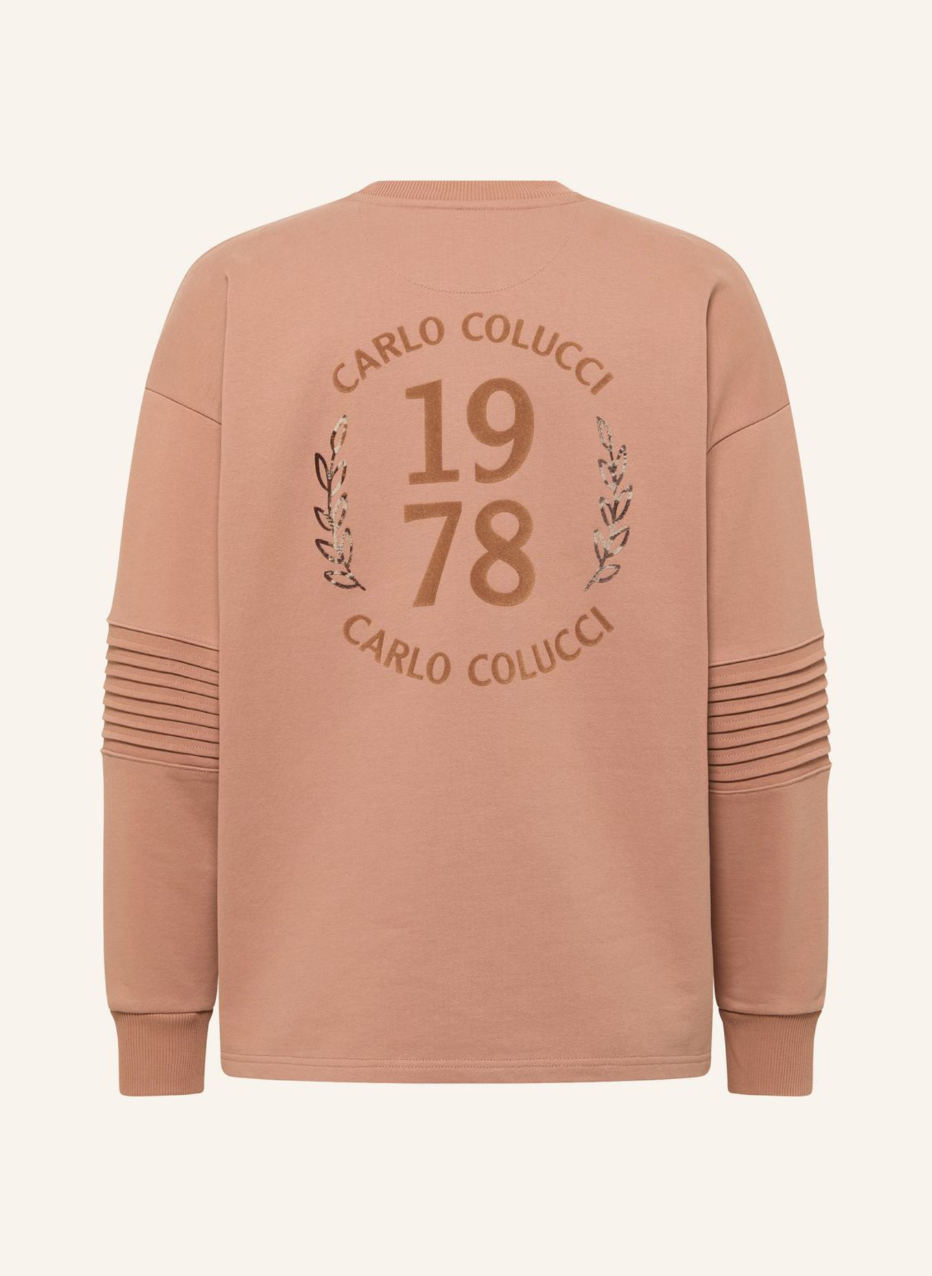 CARLO COLUCCI Sweatshirt - CLEAN CAPSULE FAUSTINI: BRAUN
