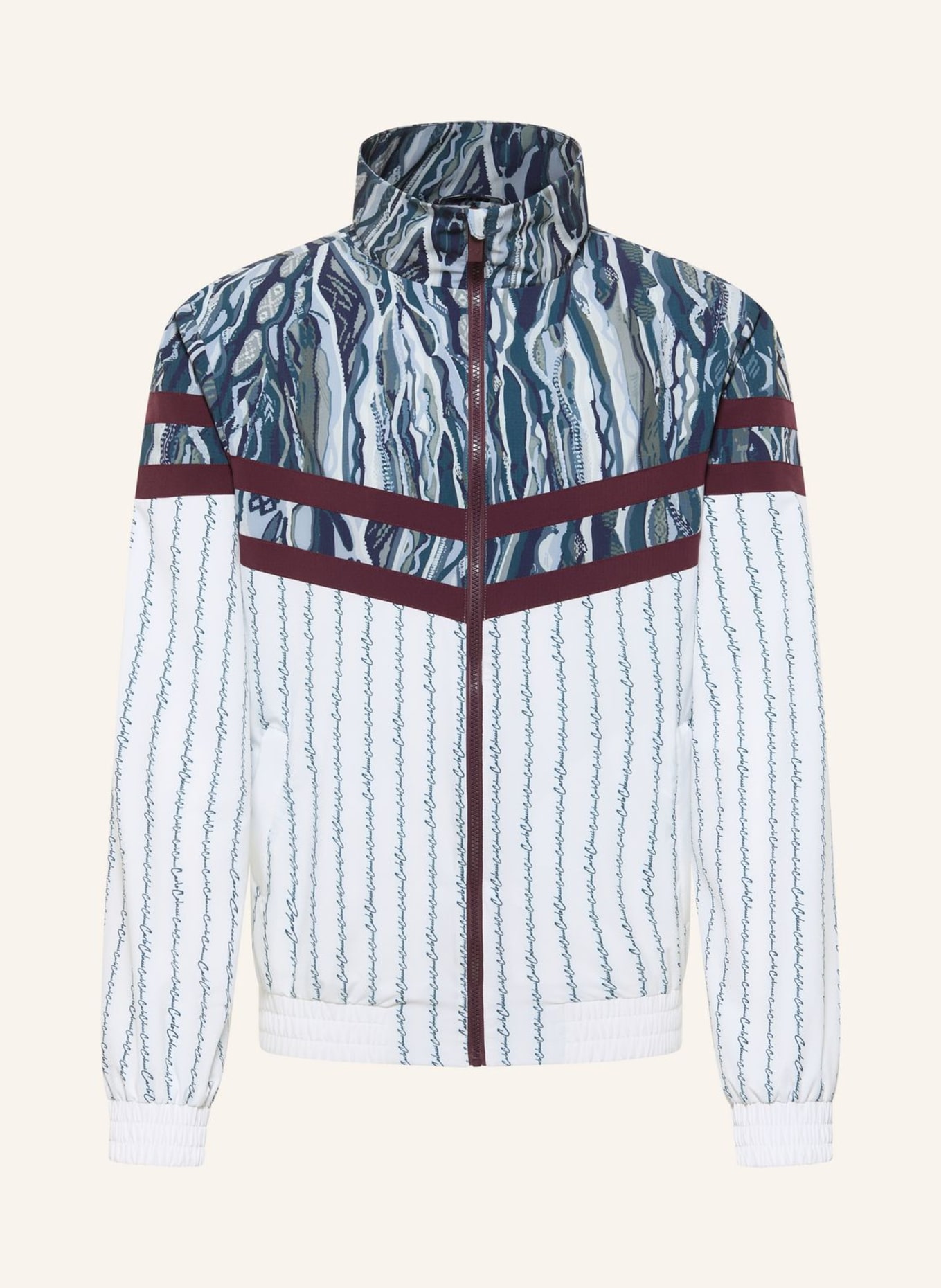 CARLO COLUCCI Tracksuit Jacke - MATCH POINT FAVA: WEISS