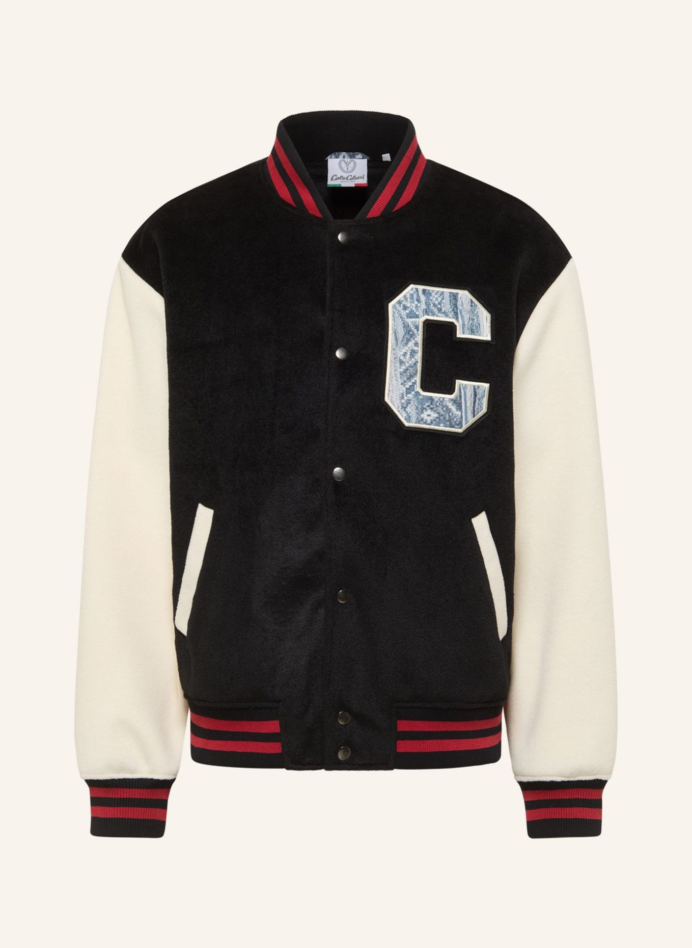 CARLO COLUCCI College Blouson - CLEAN CAPSULE FAYE: SCHWARZ