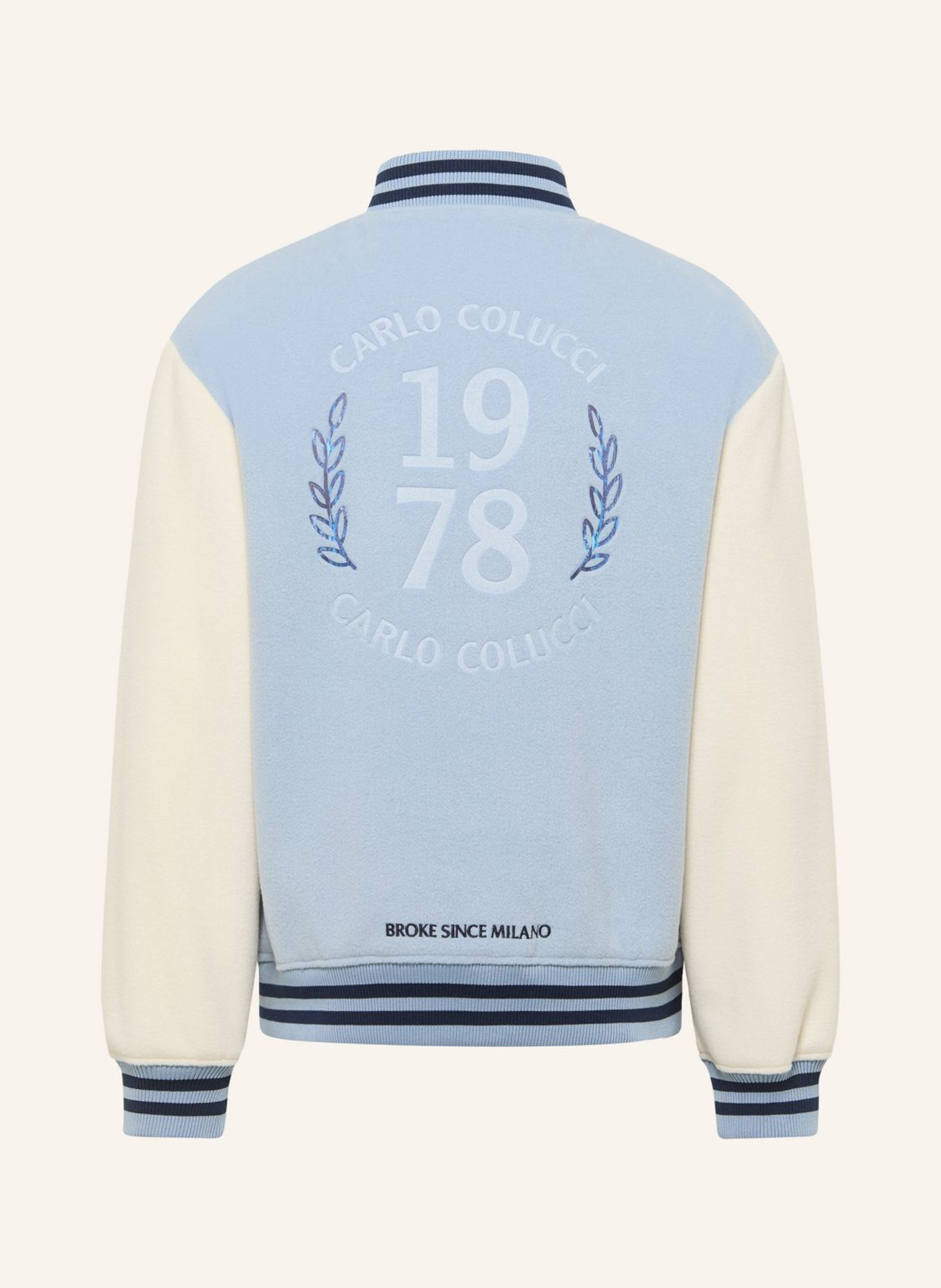 CARLO COLUCCI College Blouson - CLEAN CAPSULE FAYE: HELLBLAU