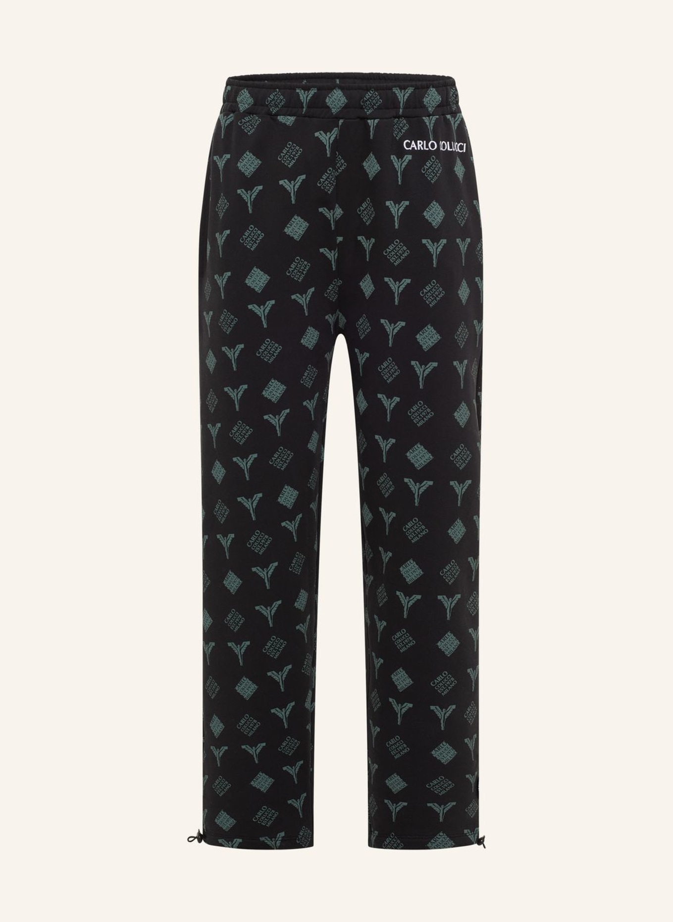 CARLO COLUCCI Logo Sweathose - Black Friday FADIN: SCHWARZ