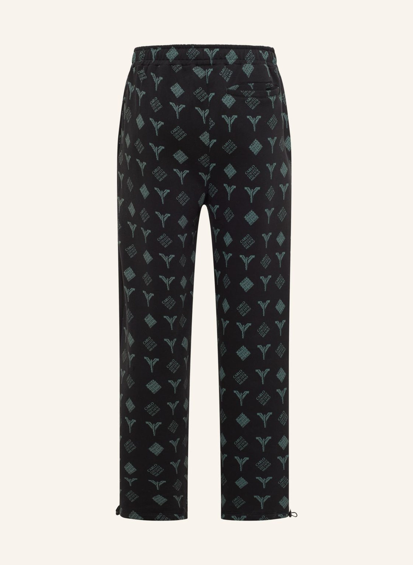 CARLO COLUCCI Logo Sweathose - Black Friday FADIN: SCHWARZ
