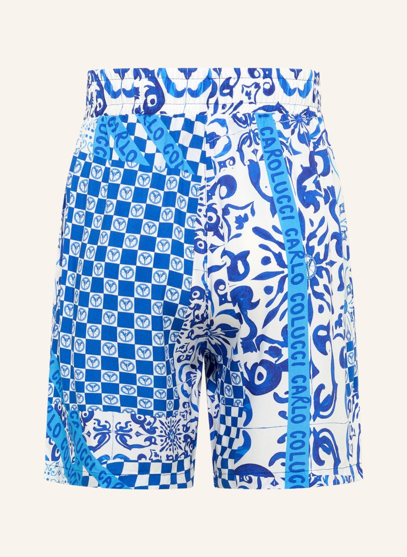 CARLO COLUCCI Shorts - Mosaic Legacy FEDRIGOTTI: DUNKELBLAU