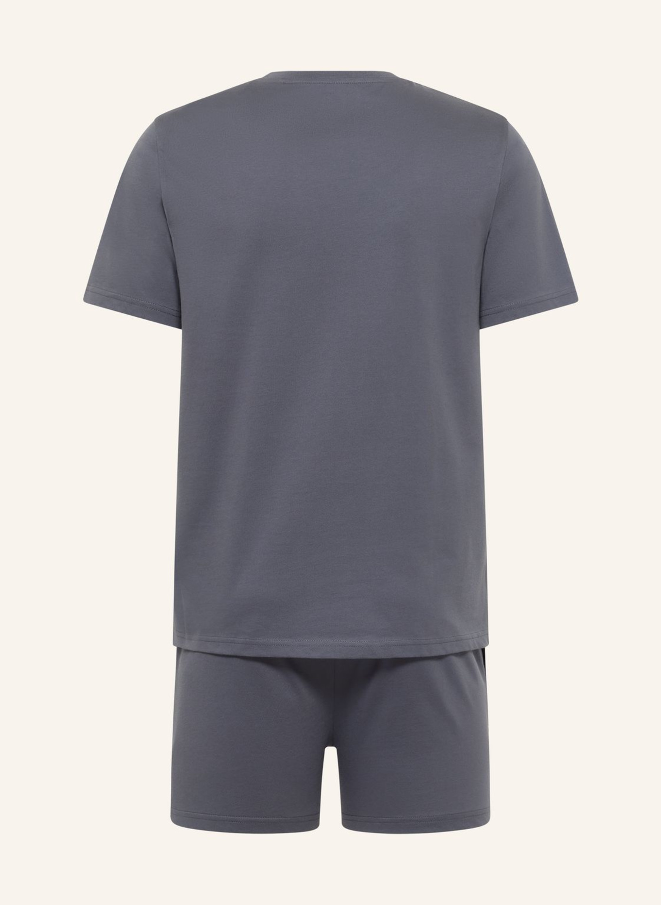 CARLO COLUCCI Herren Shorty Pyjama Set FERREMI: GRAU