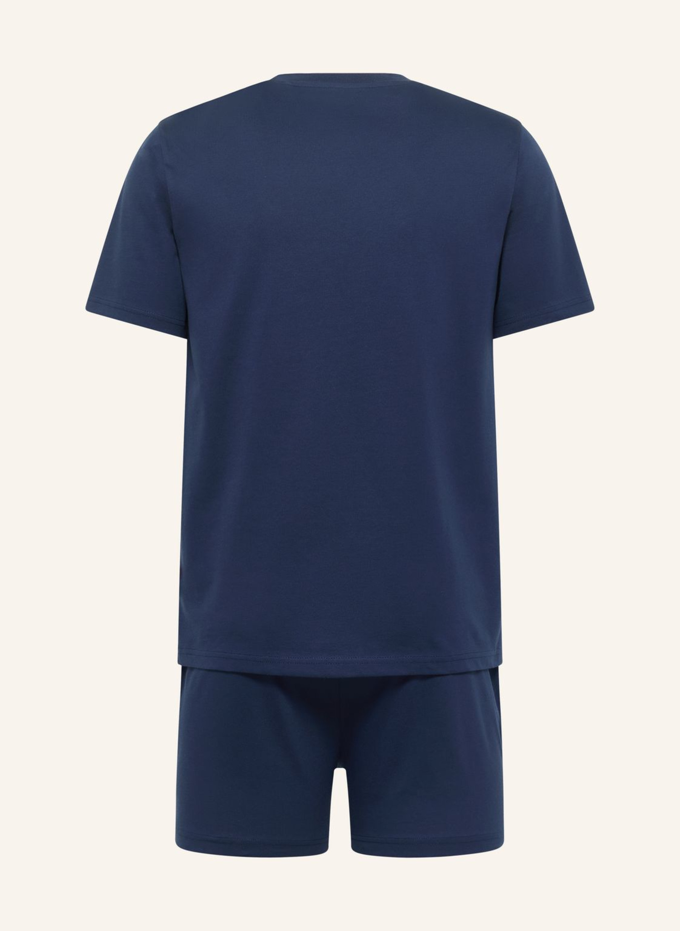 CARLO COLUCCI Herren Shorty Pyjama Set FERREMI: DUNKELBLAU