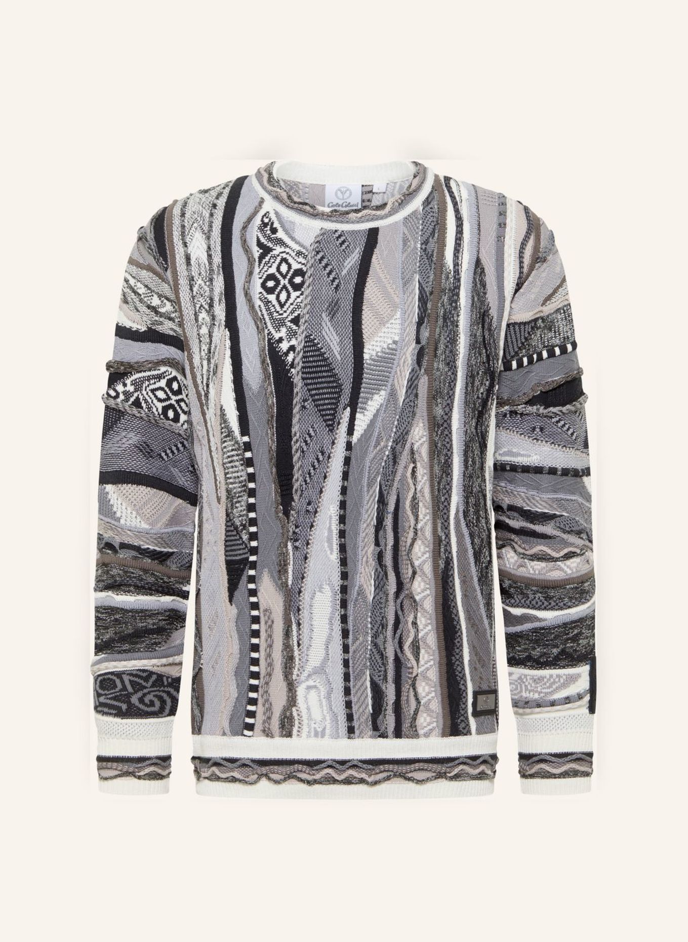 CARLO COLUCCI Strickpullover FEUDO: WEISS