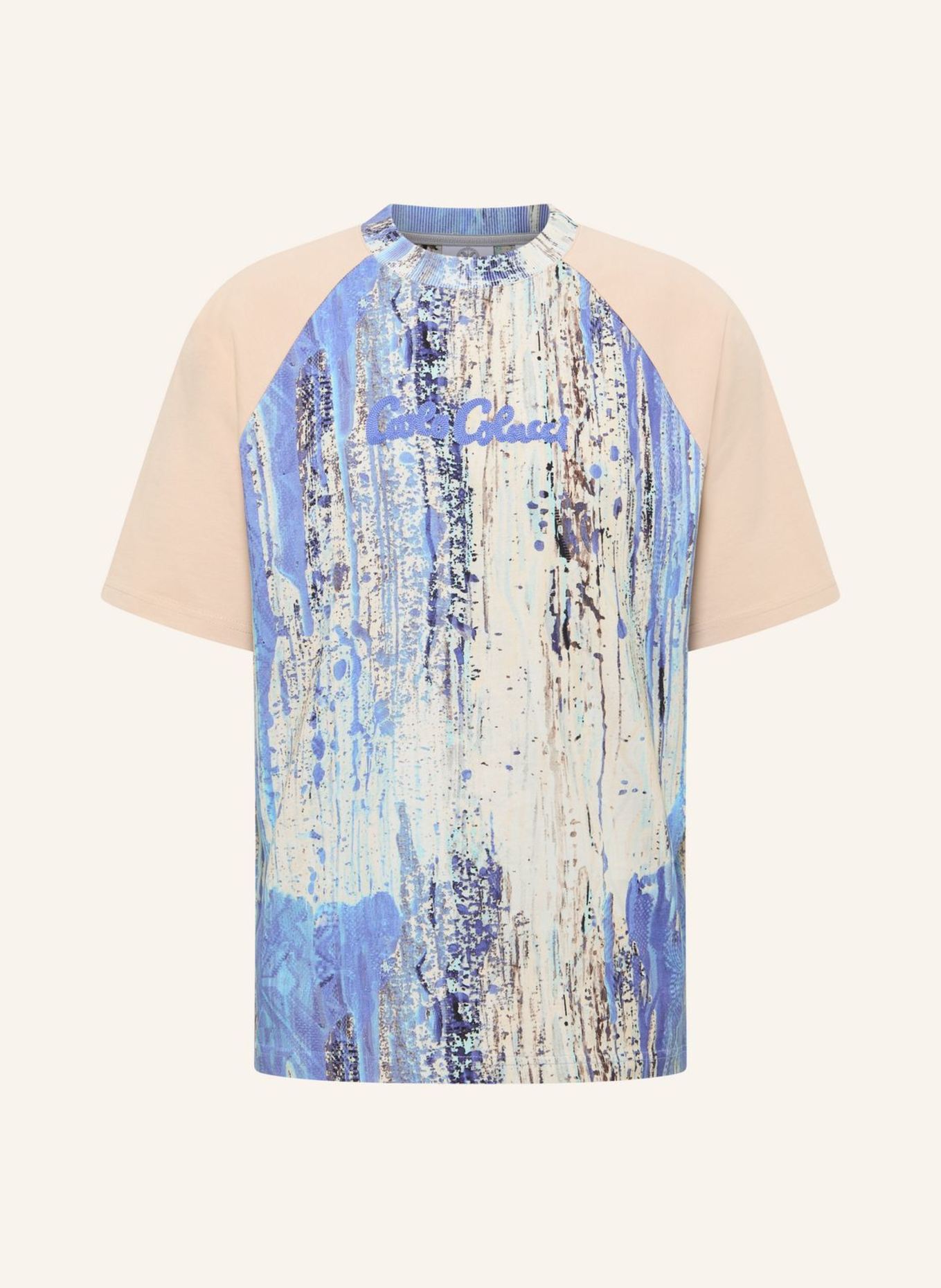 CARLO COLUCCI T-Shirt - AI DRIP KNIT FANTINI: WEISS