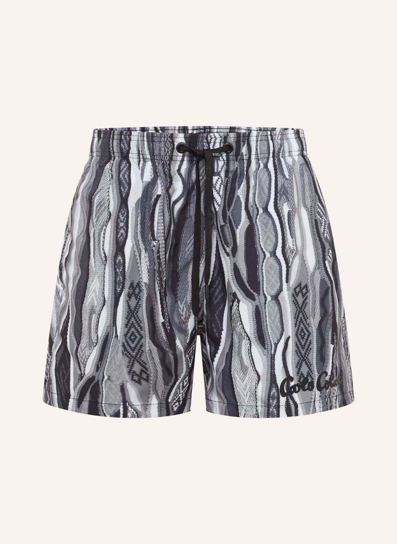 CARLO COLUCCI CARLO COLUCCI Swimshort - Signature Knit Print FEDERICI: SCHWARZ