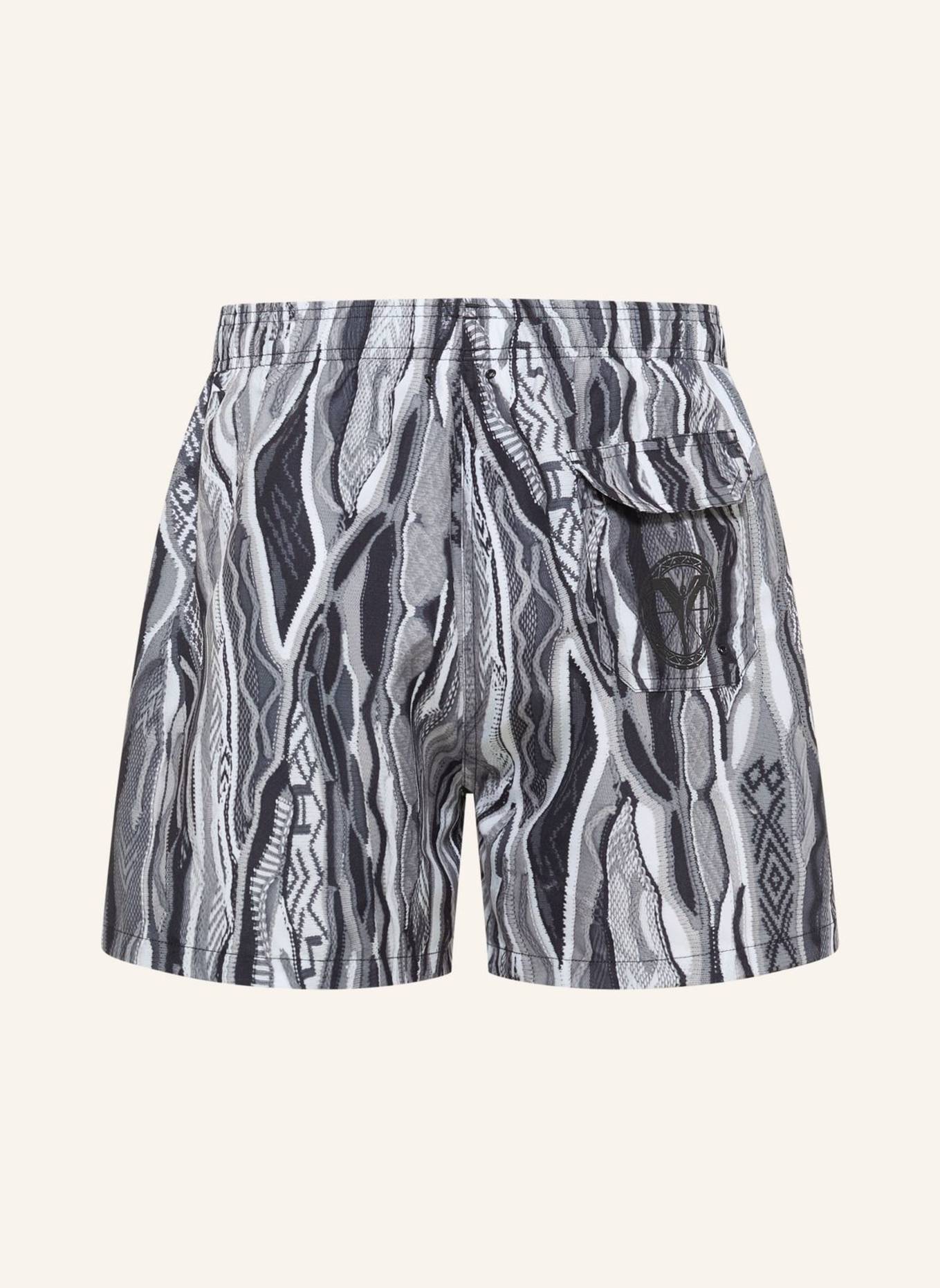 CARLO COLUCCI CARLO COLUCCI Swimshort - Signature Knit Print FEDERICI: SCHWARZ