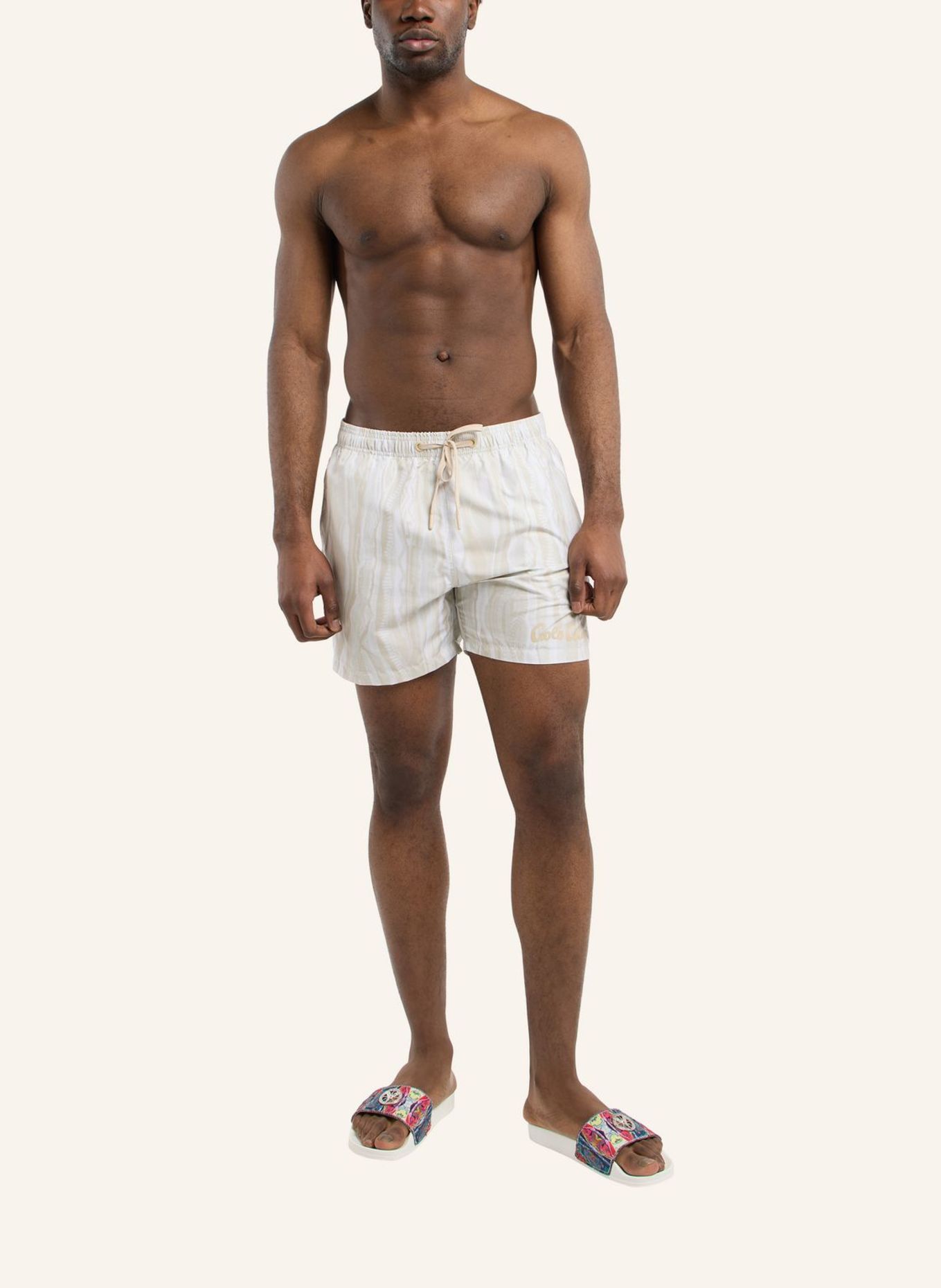 CARLO COLUCCI CARLO COLUCCI Swimshort - Signature Knit Print FEDERICI: WEISS