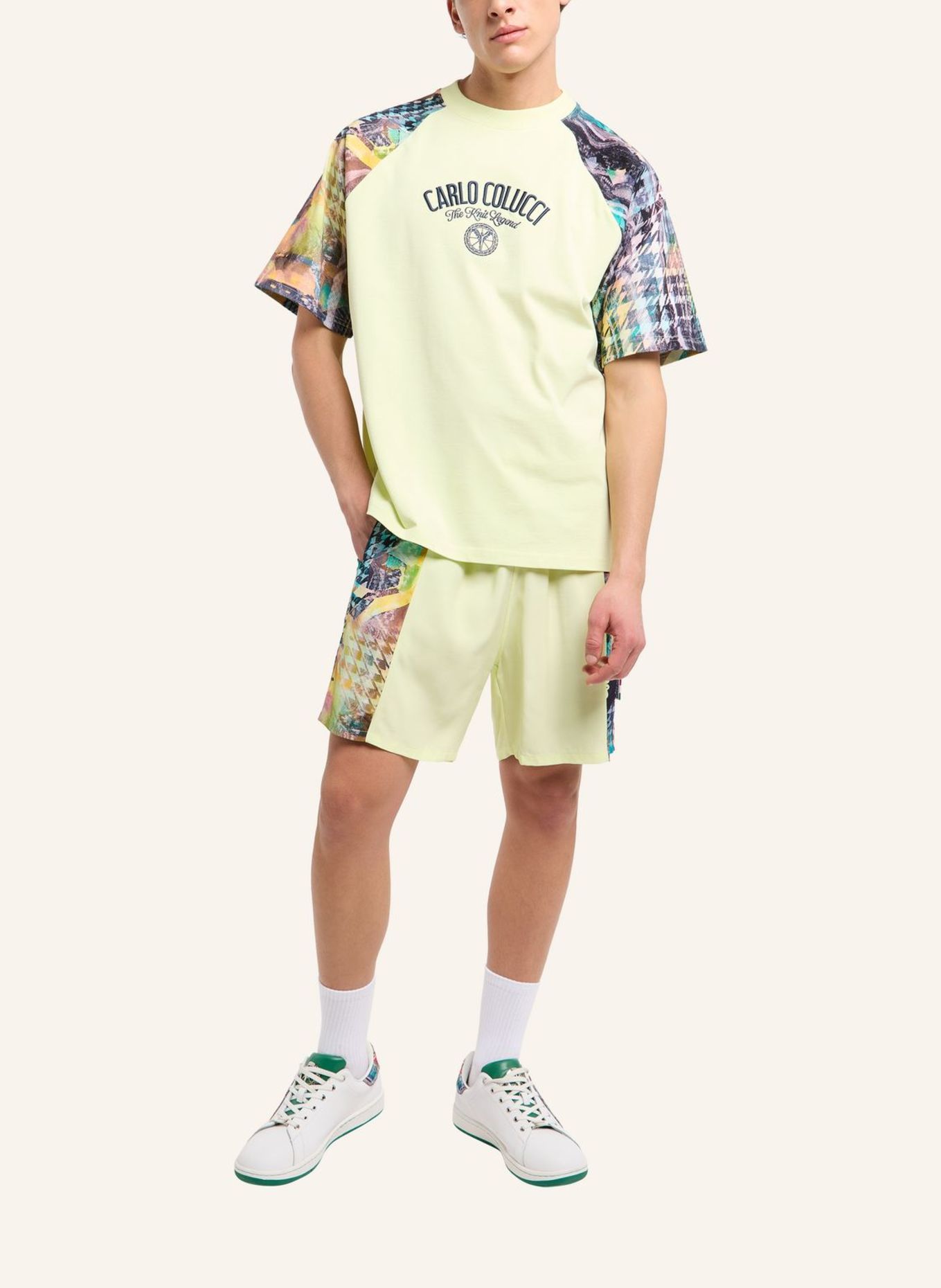 CARLO COLUCCI T-Shirt - The Knit Legend FELICETTI: GRÜN
