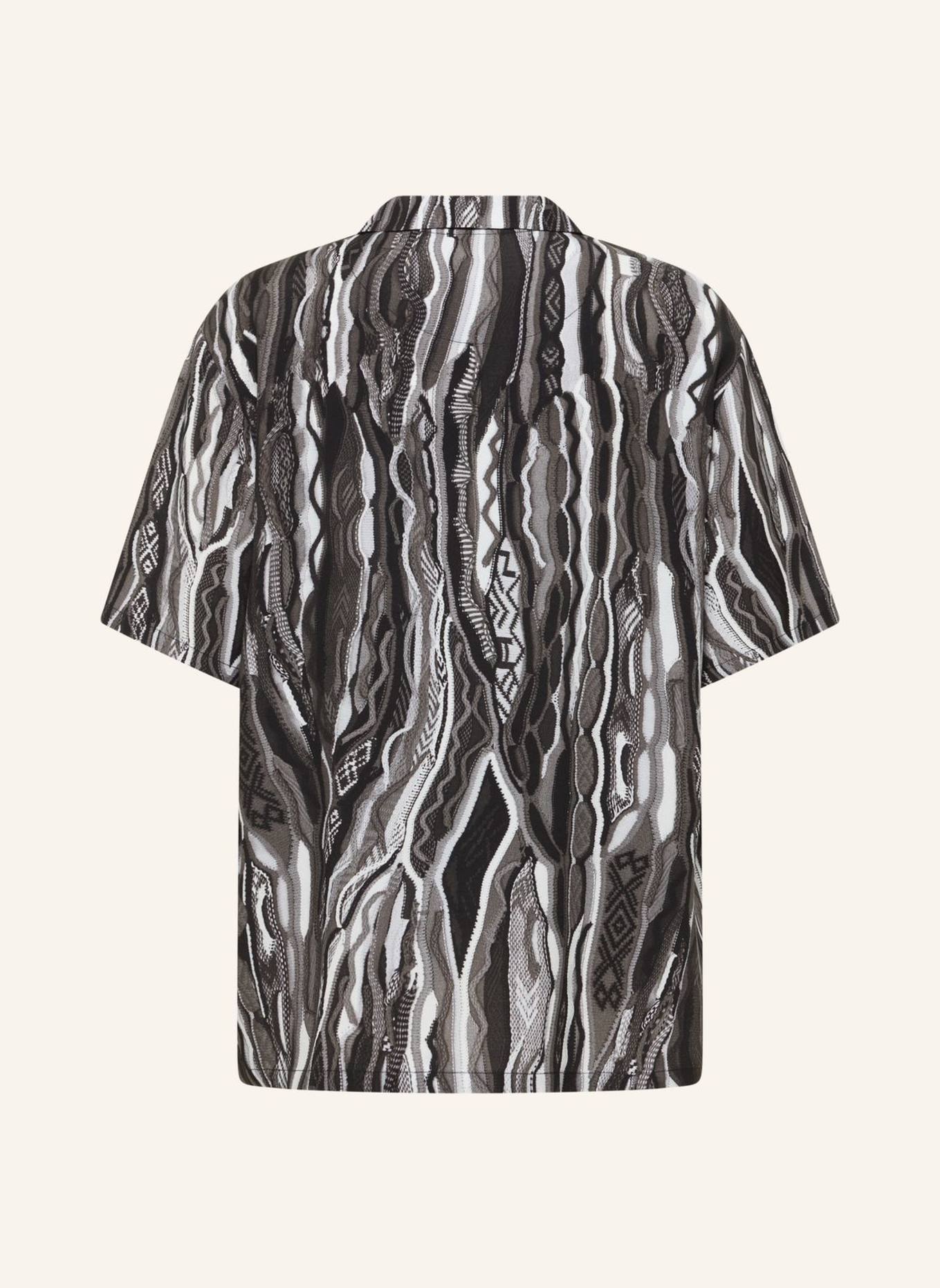 CARLO COLUCCI CARLO COLUCCI Hemd - Signature Knit Print FEDERA: SCHWARZ