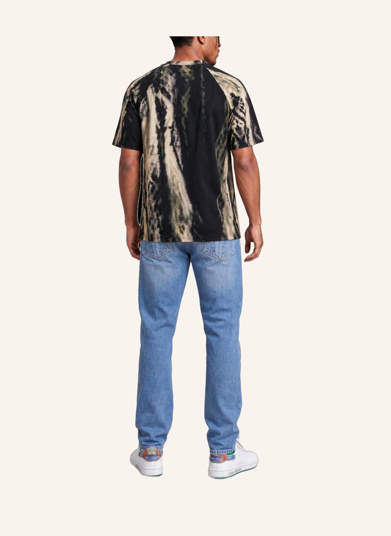 CARLO COLUCCI Signature T-Shirt – Liquid Stitches FICAI: SCHWARZ