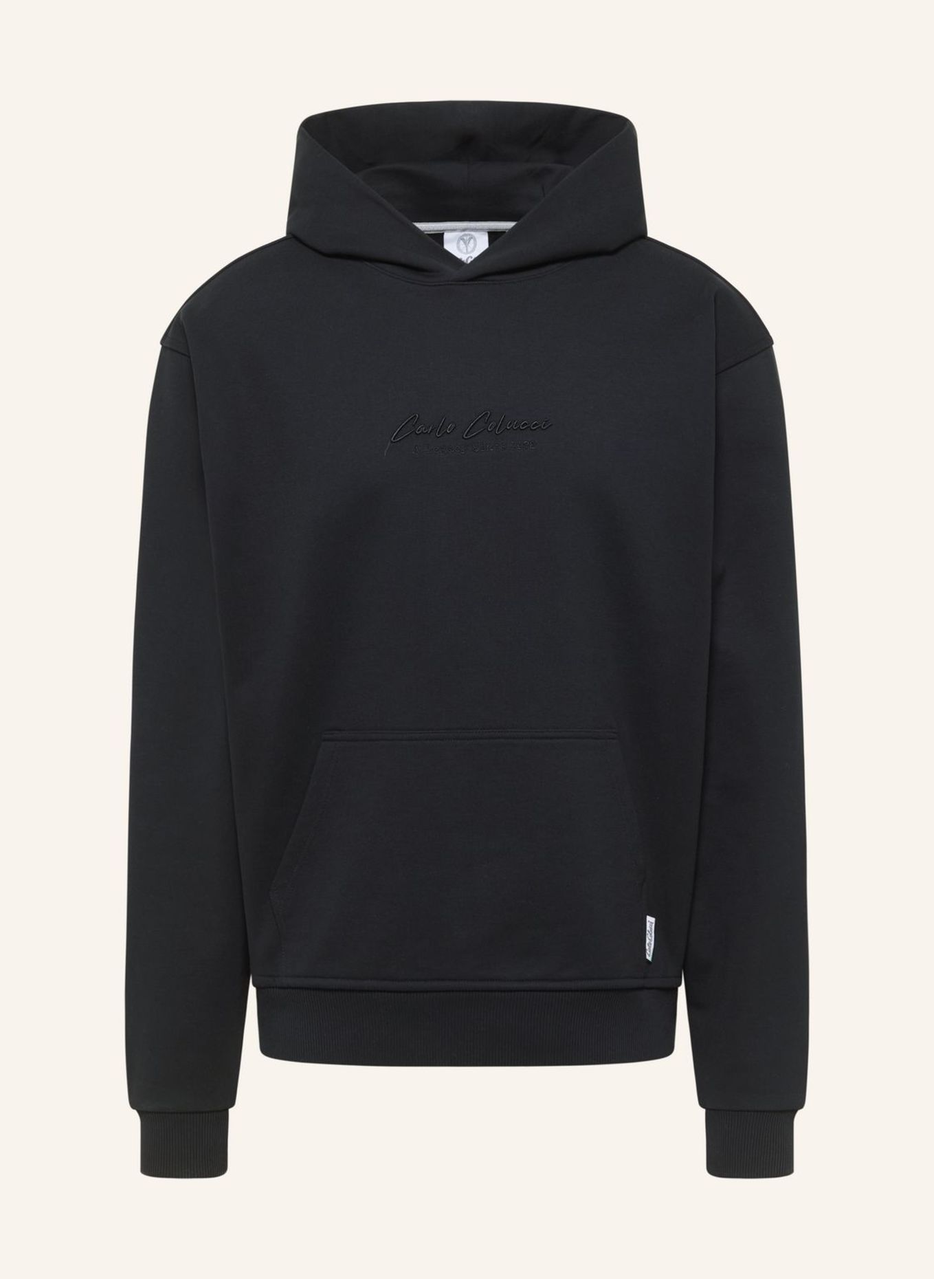 CARLO COLUCCI Essential Hoodie - Legacy FRIGO: SCHWARZ