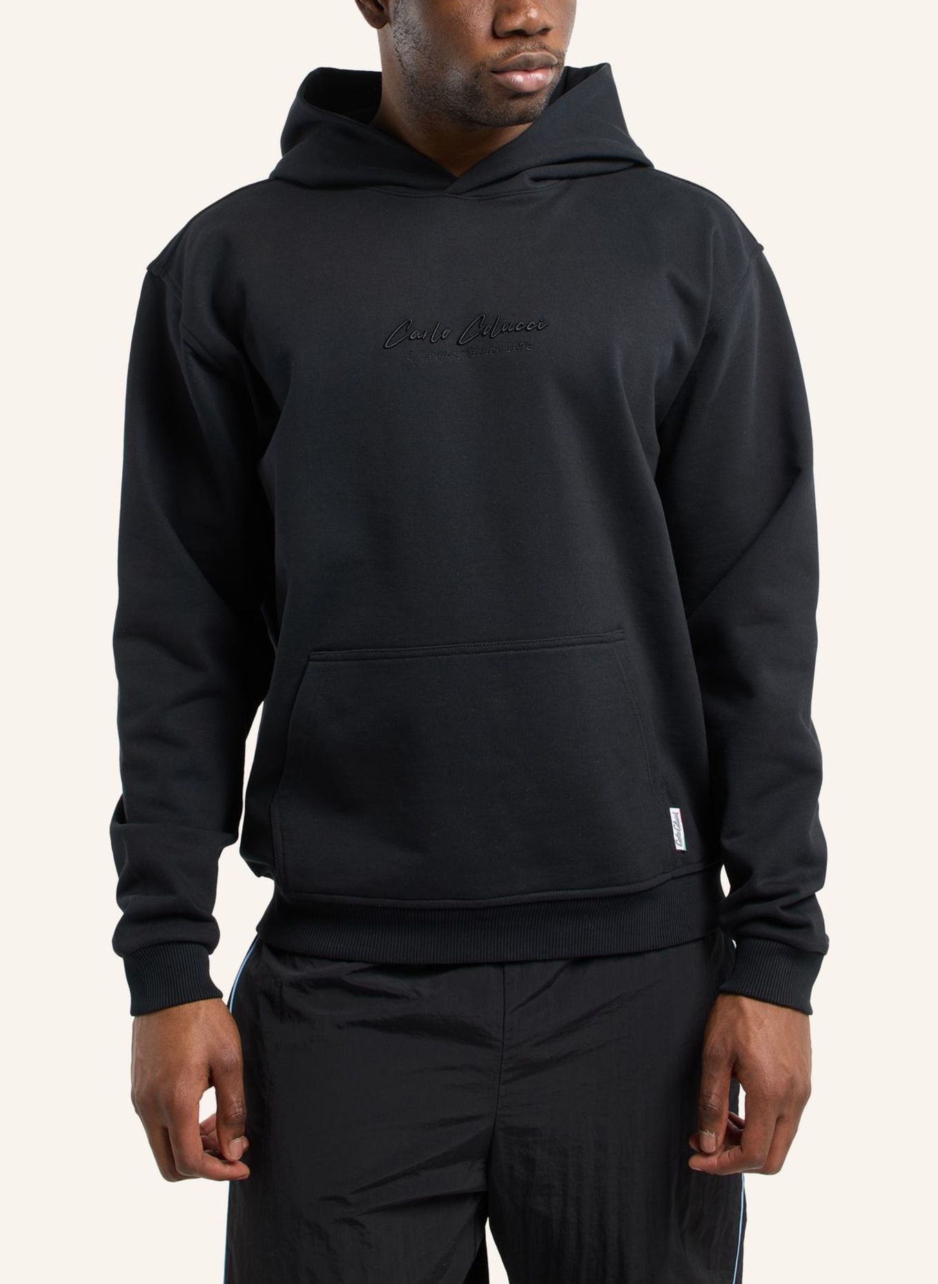 CARLO COLUCCI Essential Hoodie - Legacy FRIGO: SCHWARZ