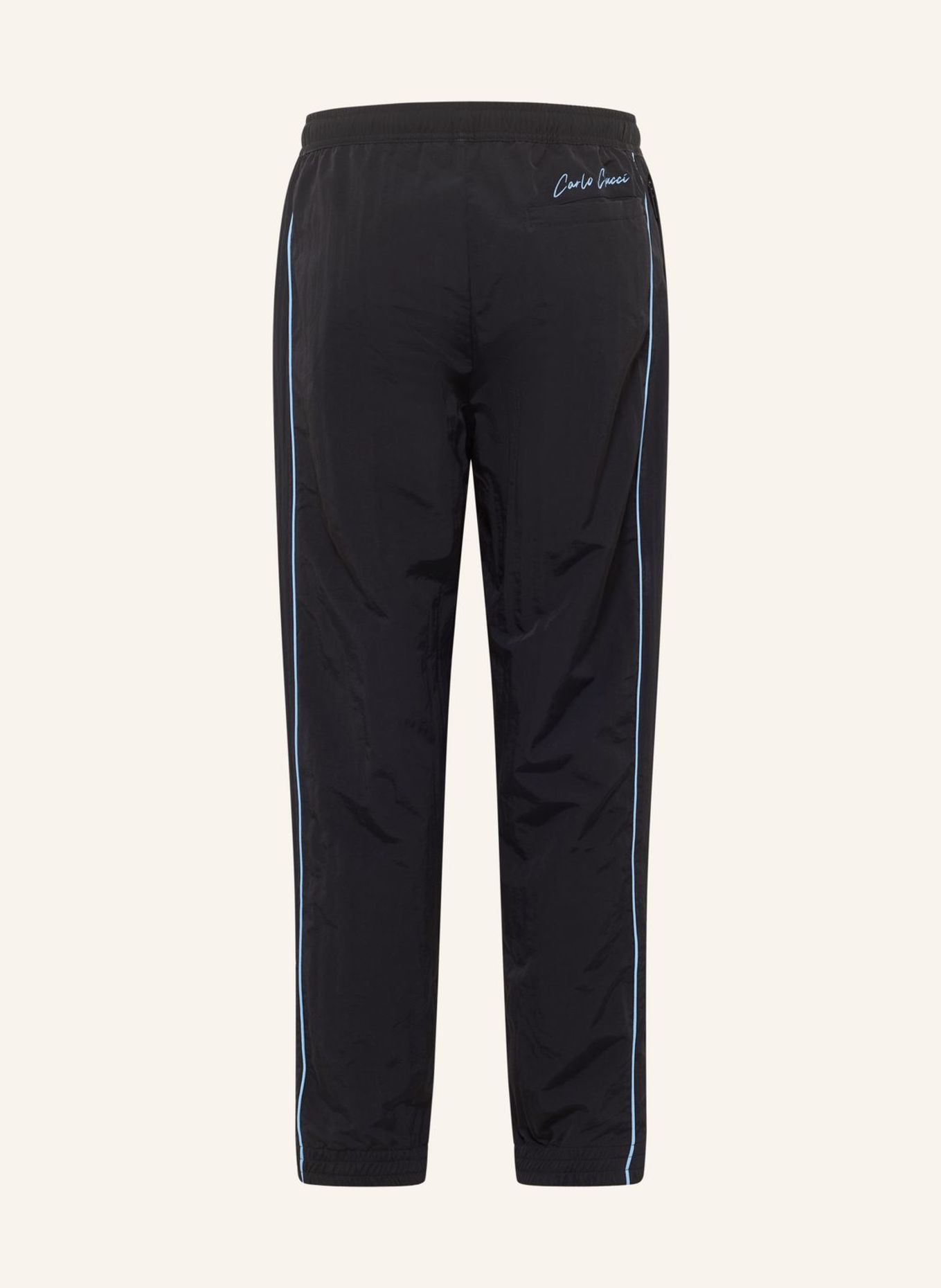 CARLO COLUCCI Tracksuit Hose - Legacy FLADER: SCHWARZ