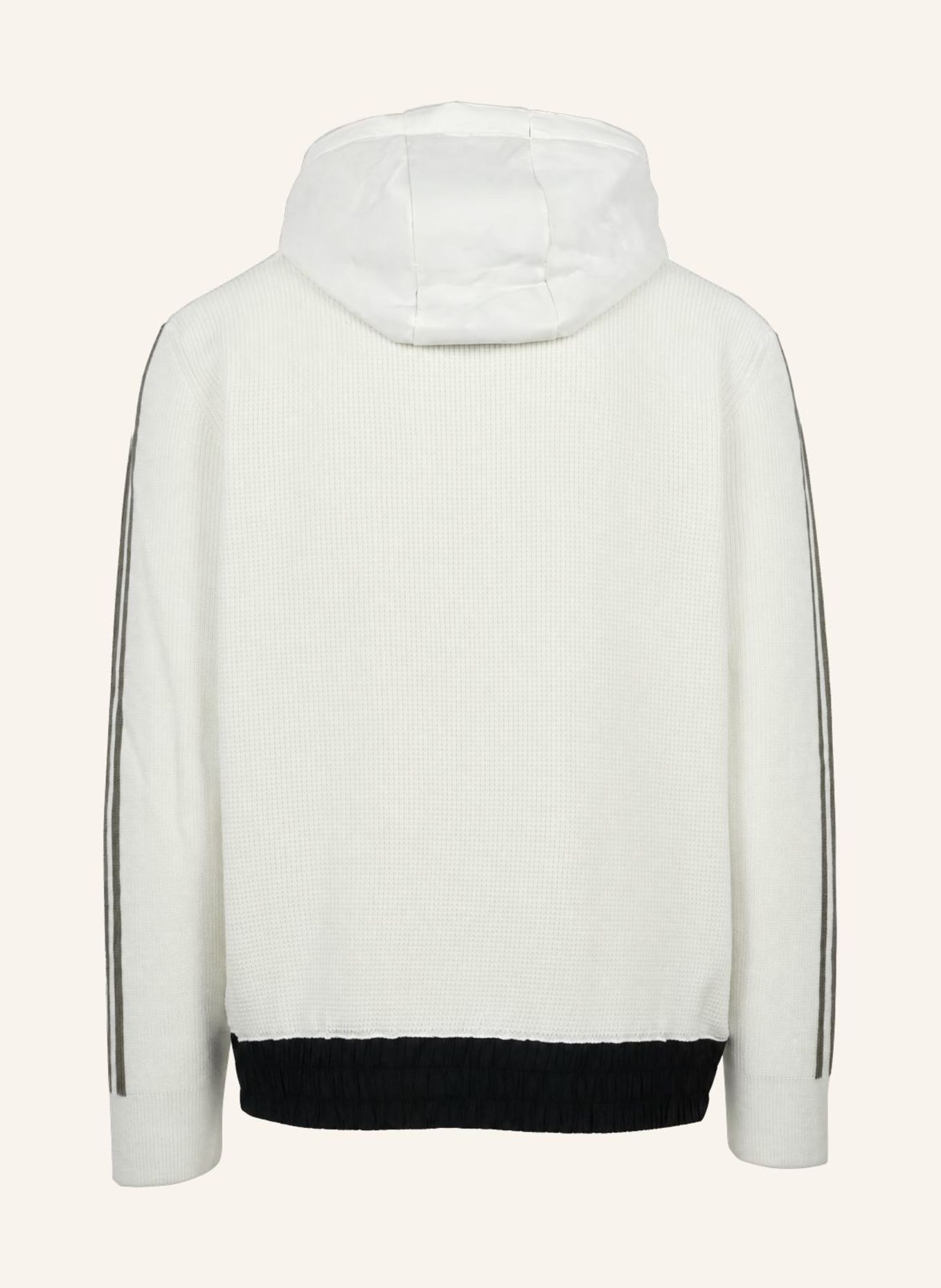 CARLO COLUCCI Hybrid Strickjacke - Carat 3.0 FIERI: WEISS