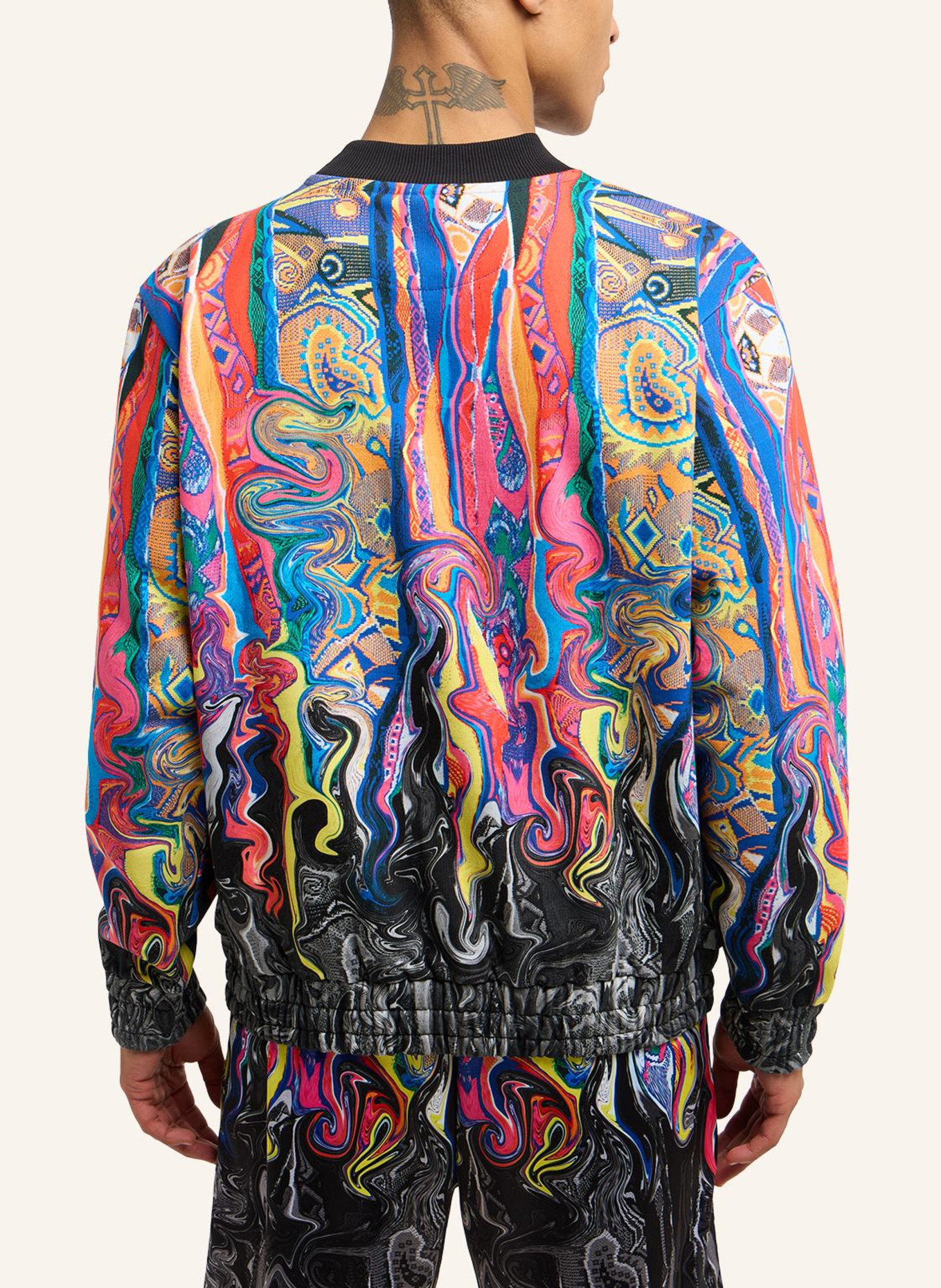 CARLO COLUCCI Sweatshirt "Fusion" DEMATTE, Farbe: ROT (Bild 2)
