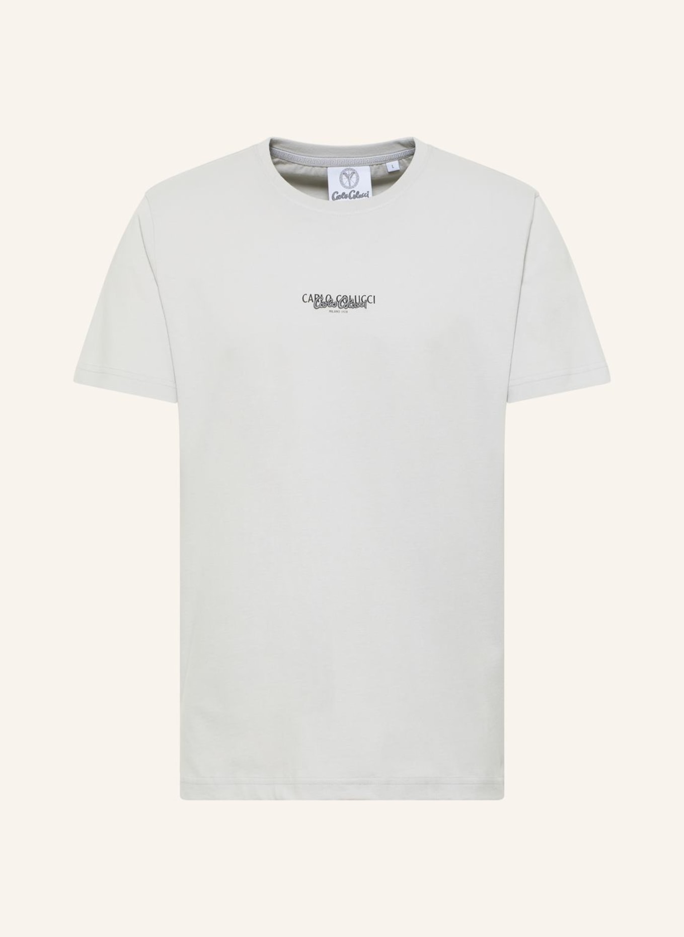 CARLO COLUCCI T-Shirt Basic Line DE SALVADOR, Farbe: GRAU (Bild 1)