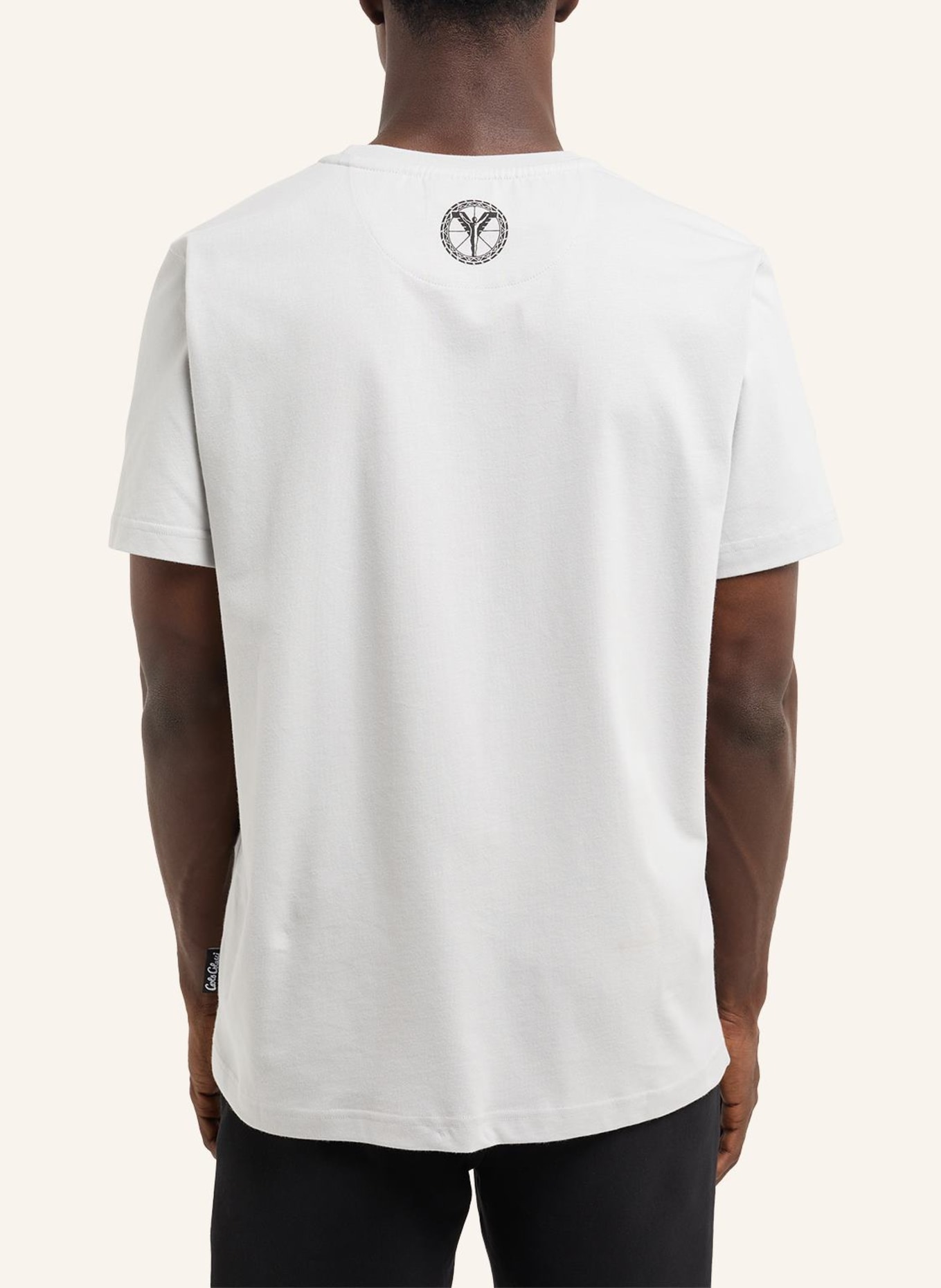 CARLO COLUCCI T-Shirt Basic Line DE SALVADOR, Farbe: GRAU (Bild 2)