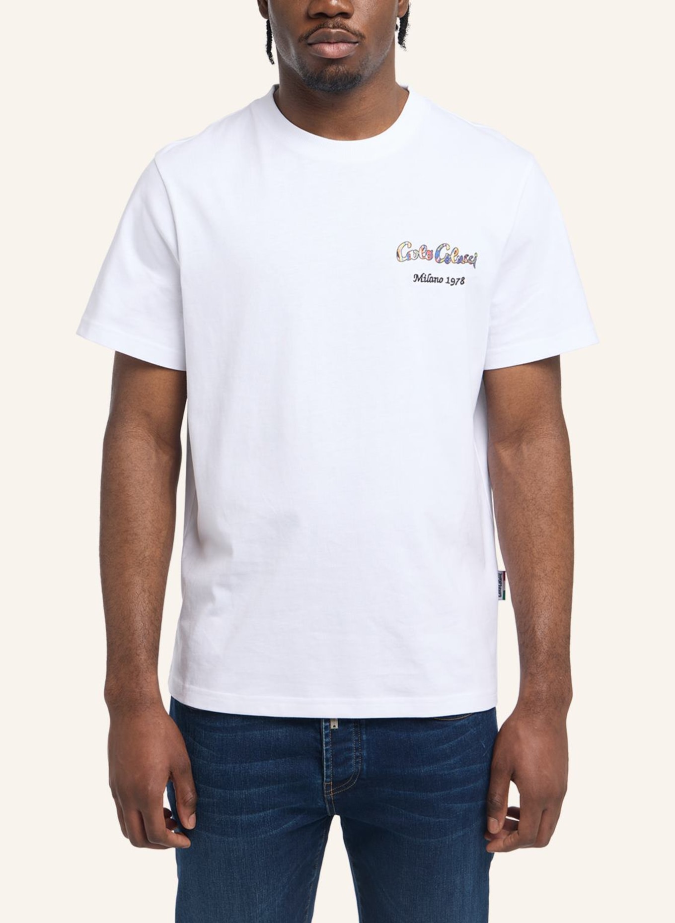 CARLO COLUCCI T-Shirt "Buon Appetito" DI COSIMO, Farbe: WEISS (Bild 6)