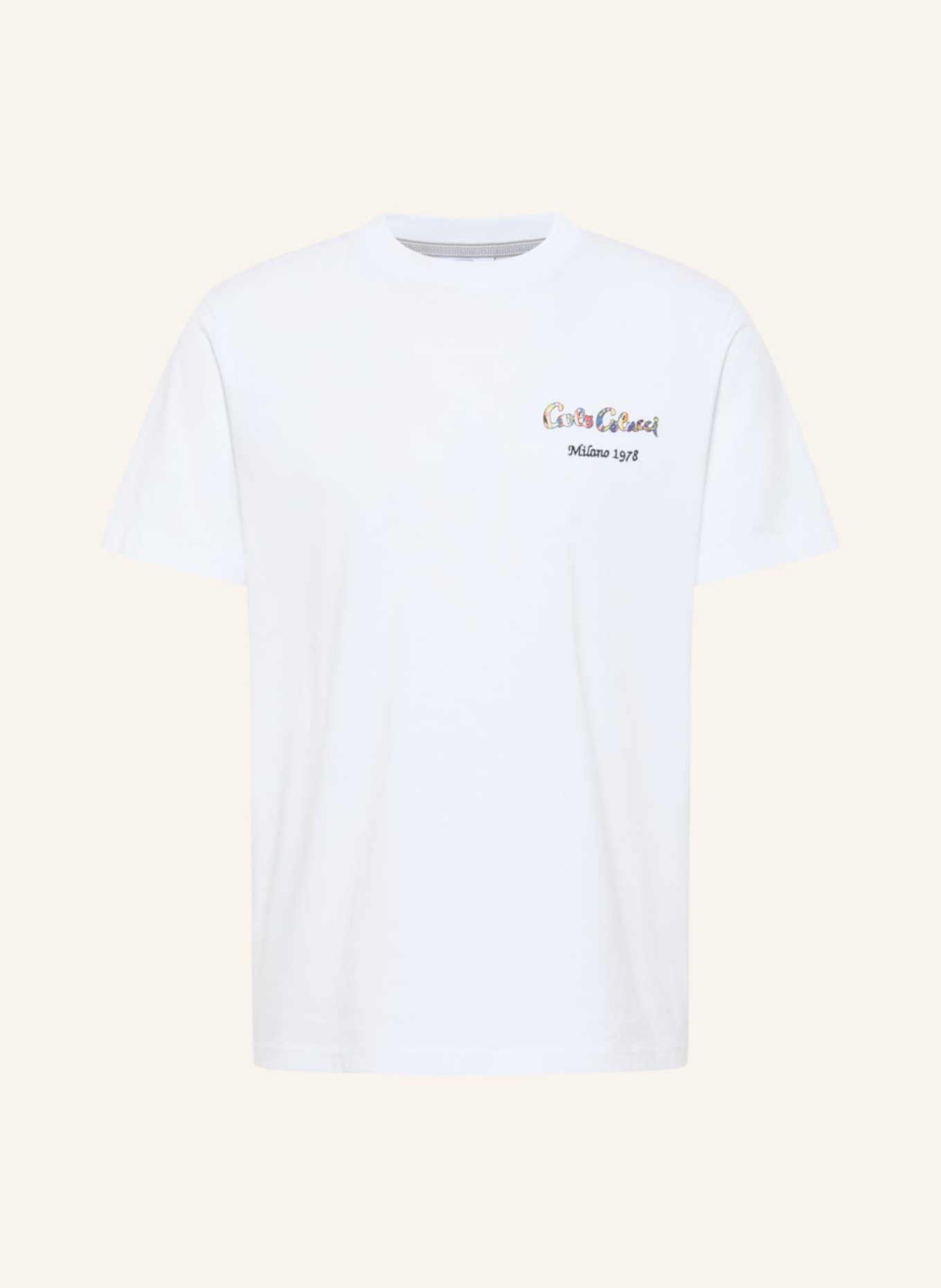 CARLO COLUCCI T-Shirt "Buon Appetito" DI COSIMO, Farbe: WEISS (Bild 1)