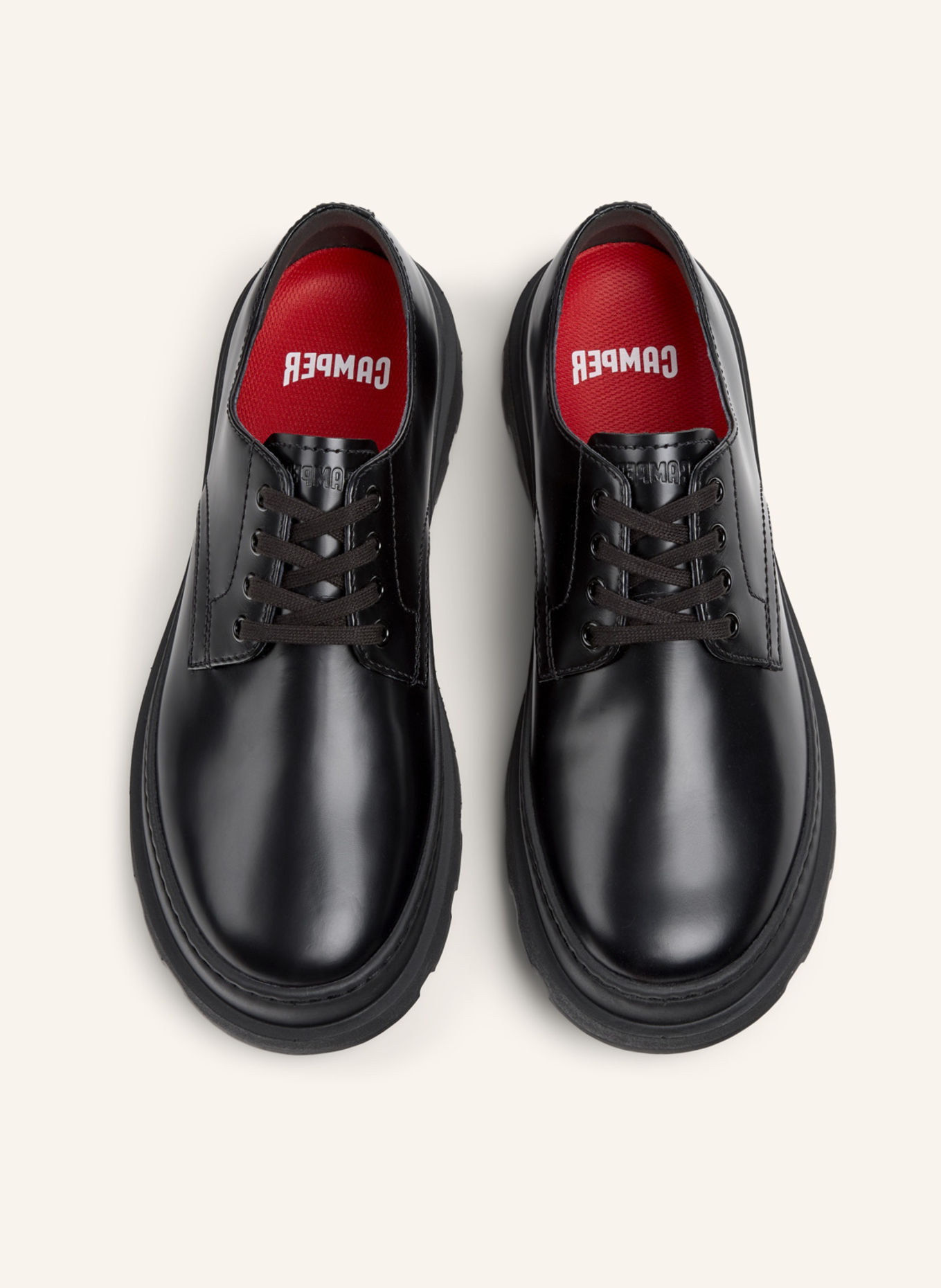 CAMPER Schnürschuhe BRUTUS+: SCHWARZ