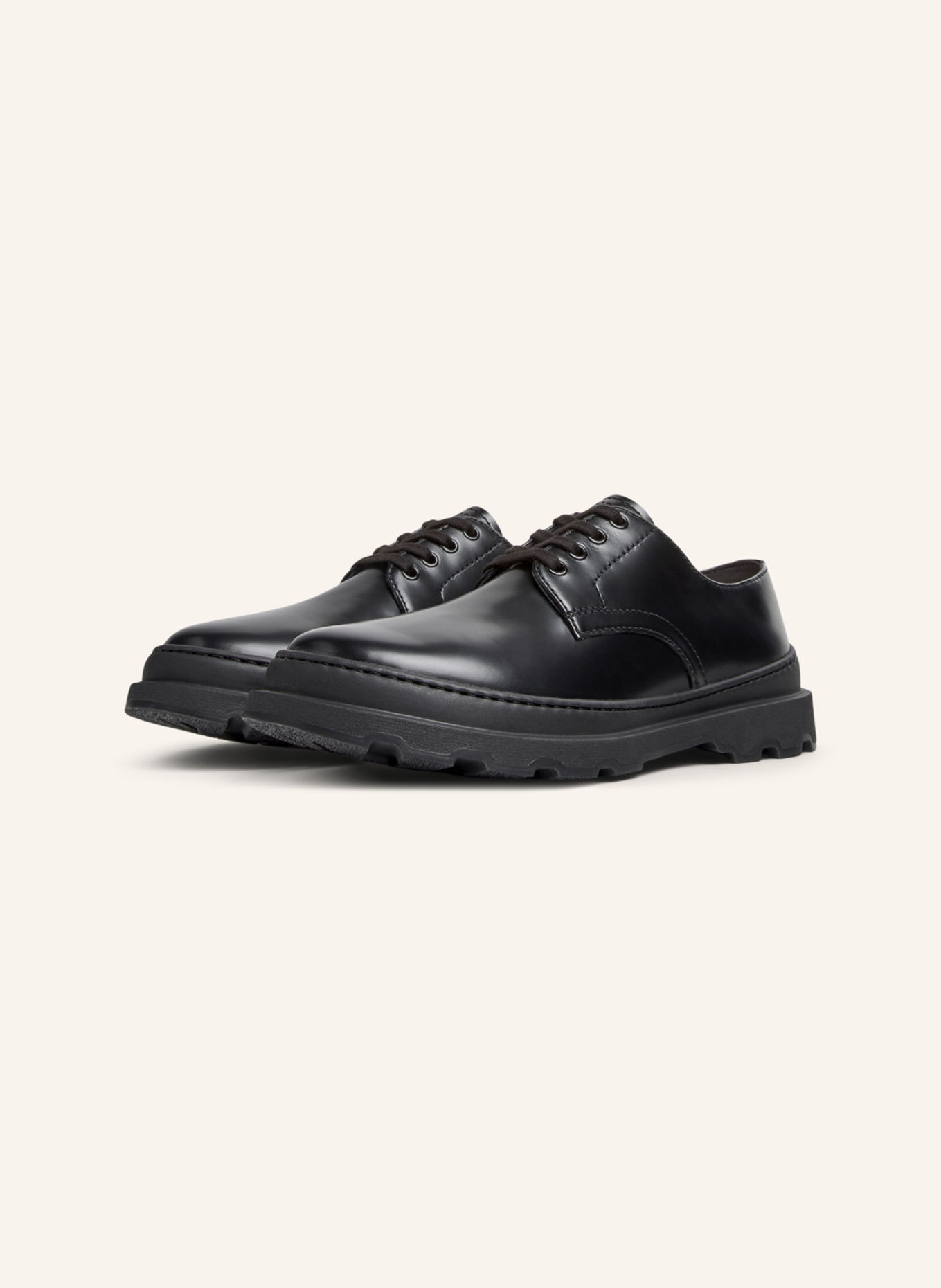 CAMPER Schnürschuhe BRUTUS+: SCHWARZ