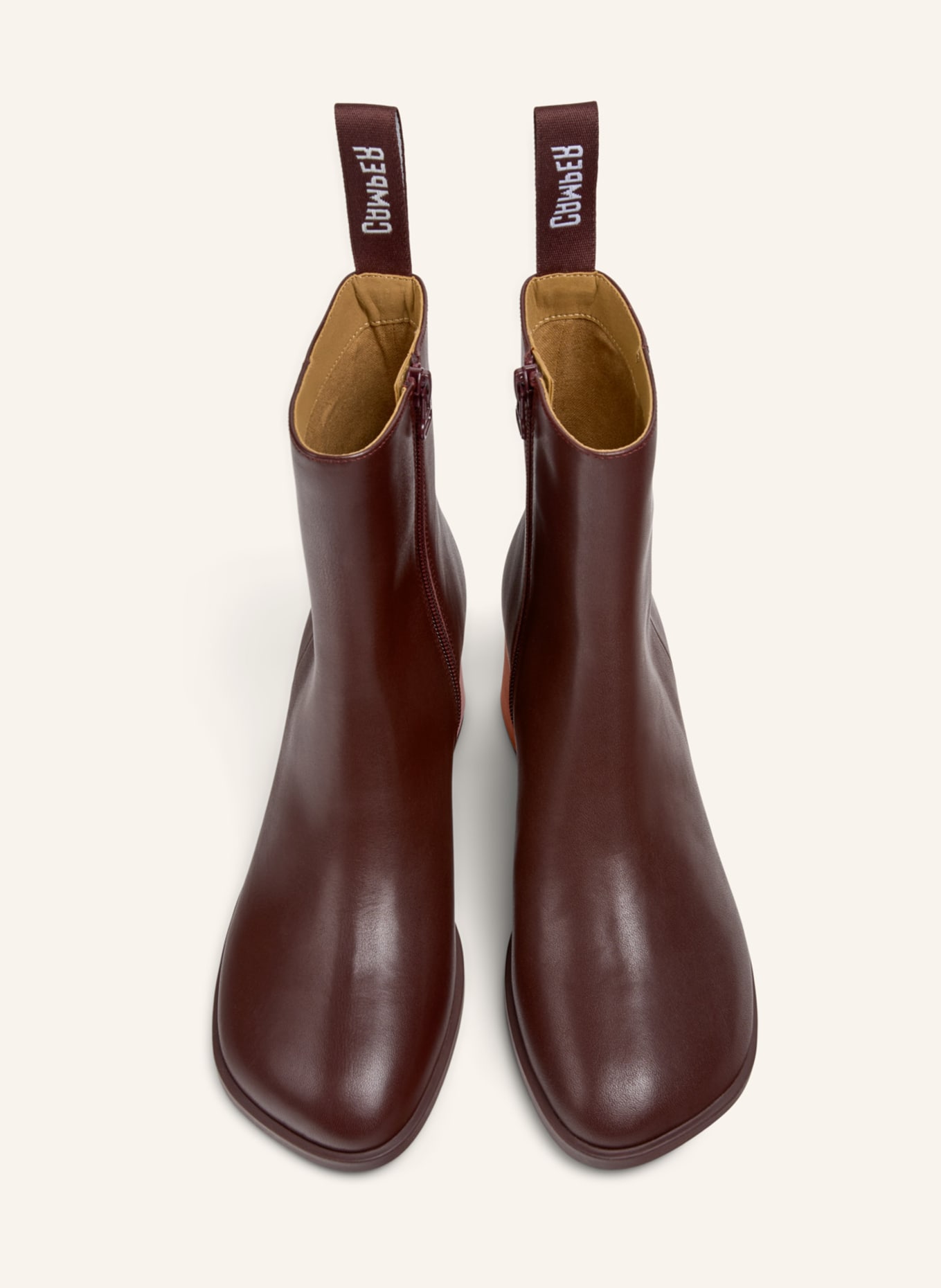 CAMPER Stiefeletten KORA: DUNKELROT