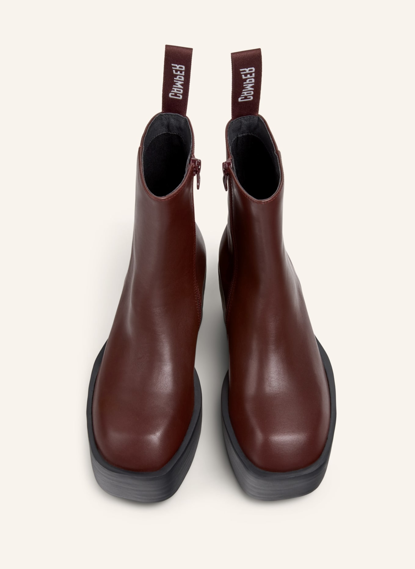 CAMPER Stiefeletten BILLIE: DUNKELROT