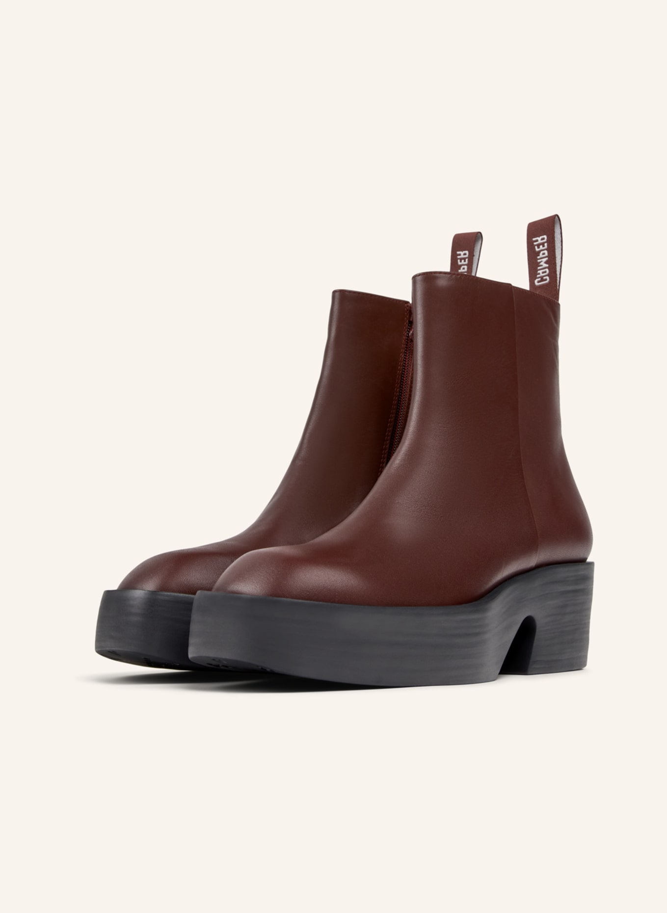 CAMPER Stiefeletten BILLIE: DUNKELROT